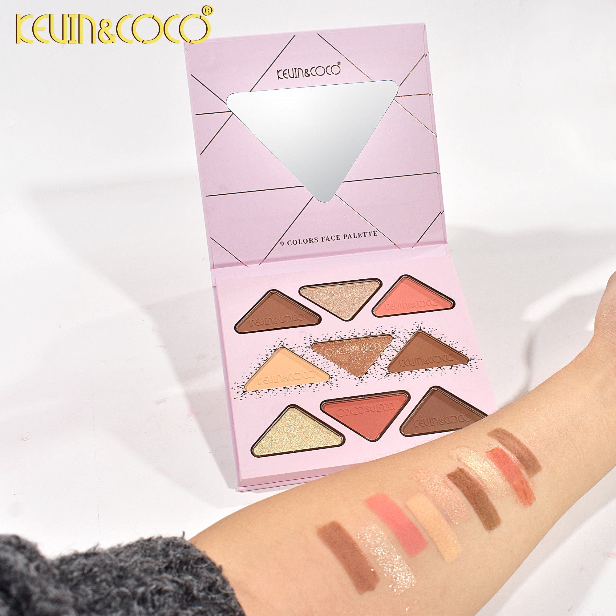 9-Color Celestial Face Palette Display Set - 12 PCS (KC246519