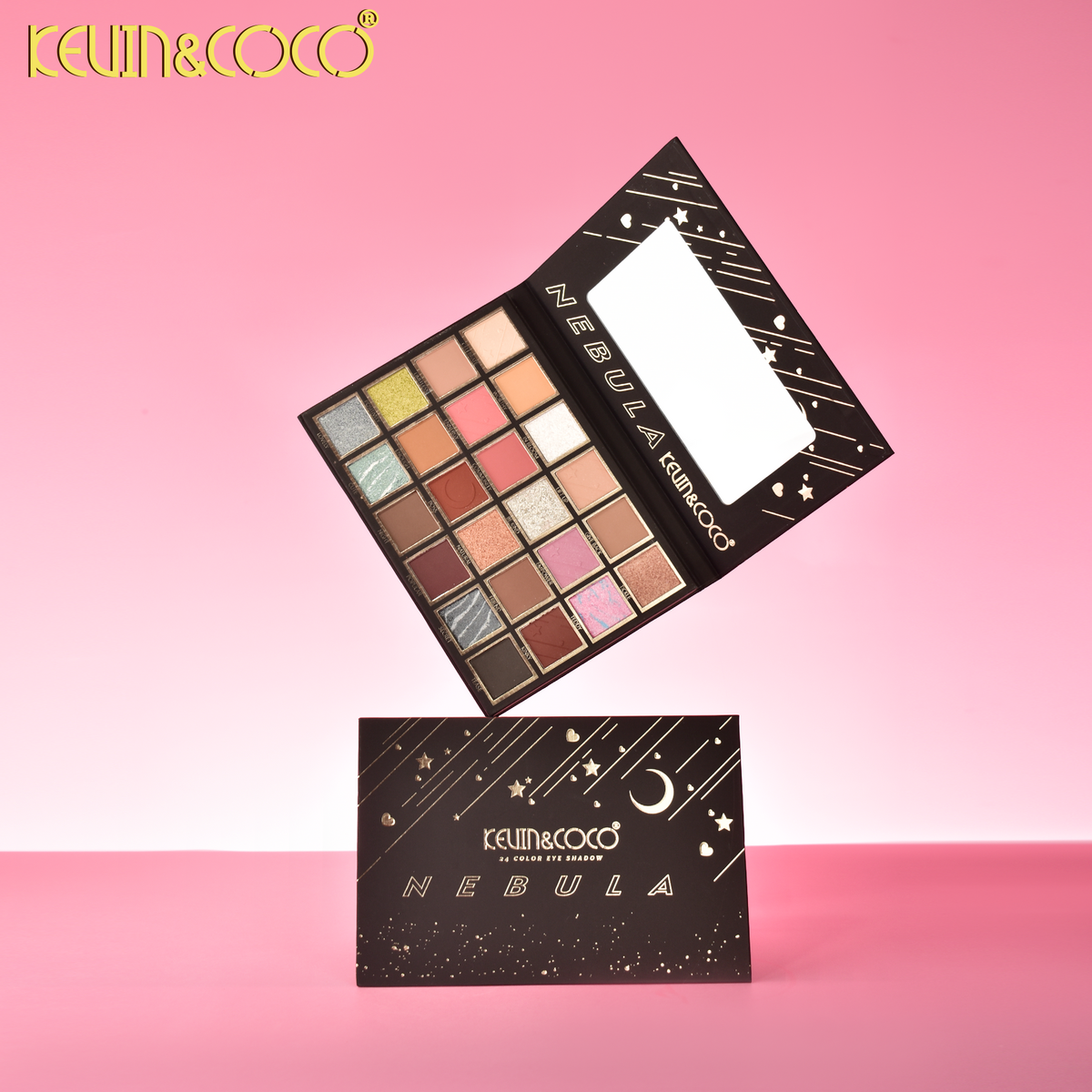 Starry Sky 24-Color Eyeshadow Palette /Black-6PCS(KC1379) | KEVIN&COCO