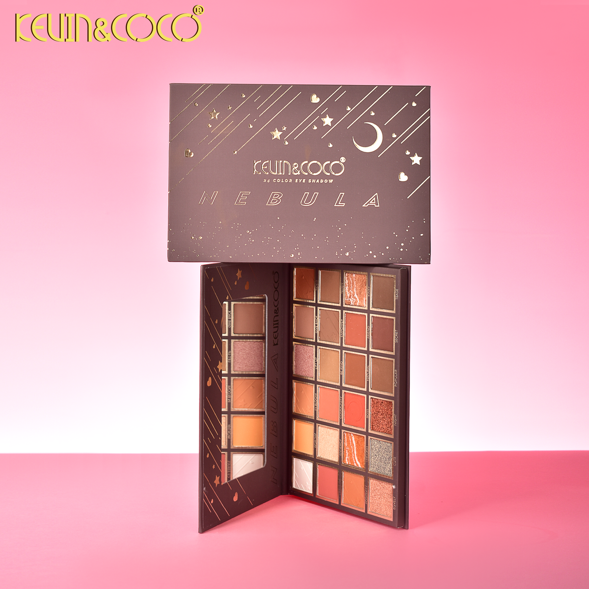 Starry Sky 24-Color Eyeshadow Palette/Coffee-6PCS(KC1380) | KEVIN&COCO