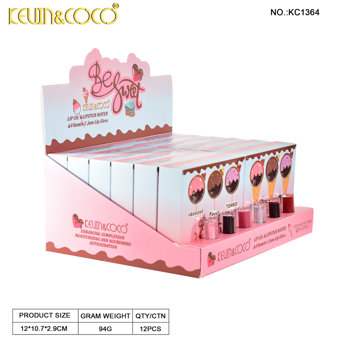 Sweet and Creamy 3-piece Set -12PCS(KC1364) | KEVIN&COCO