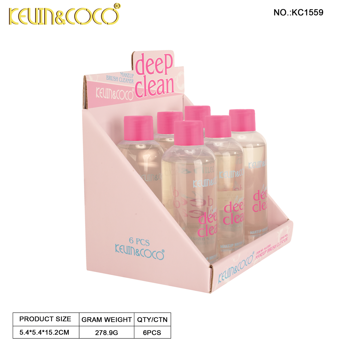 Makeup Brush Cleanser-6PCS(KC1559) | KEVIN&COCO Makeup Brush Cleanser-6PCS(KC1559) | KEVIN&COCO