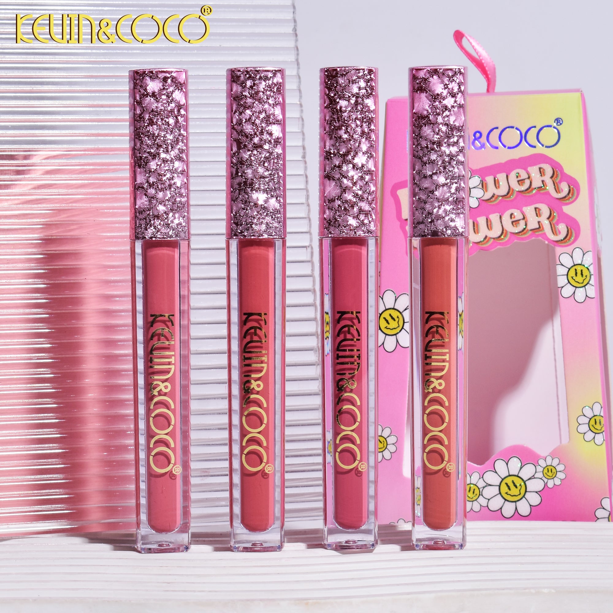 3-Color Good Vibes Matte Lip Gloss Set (KC240425)