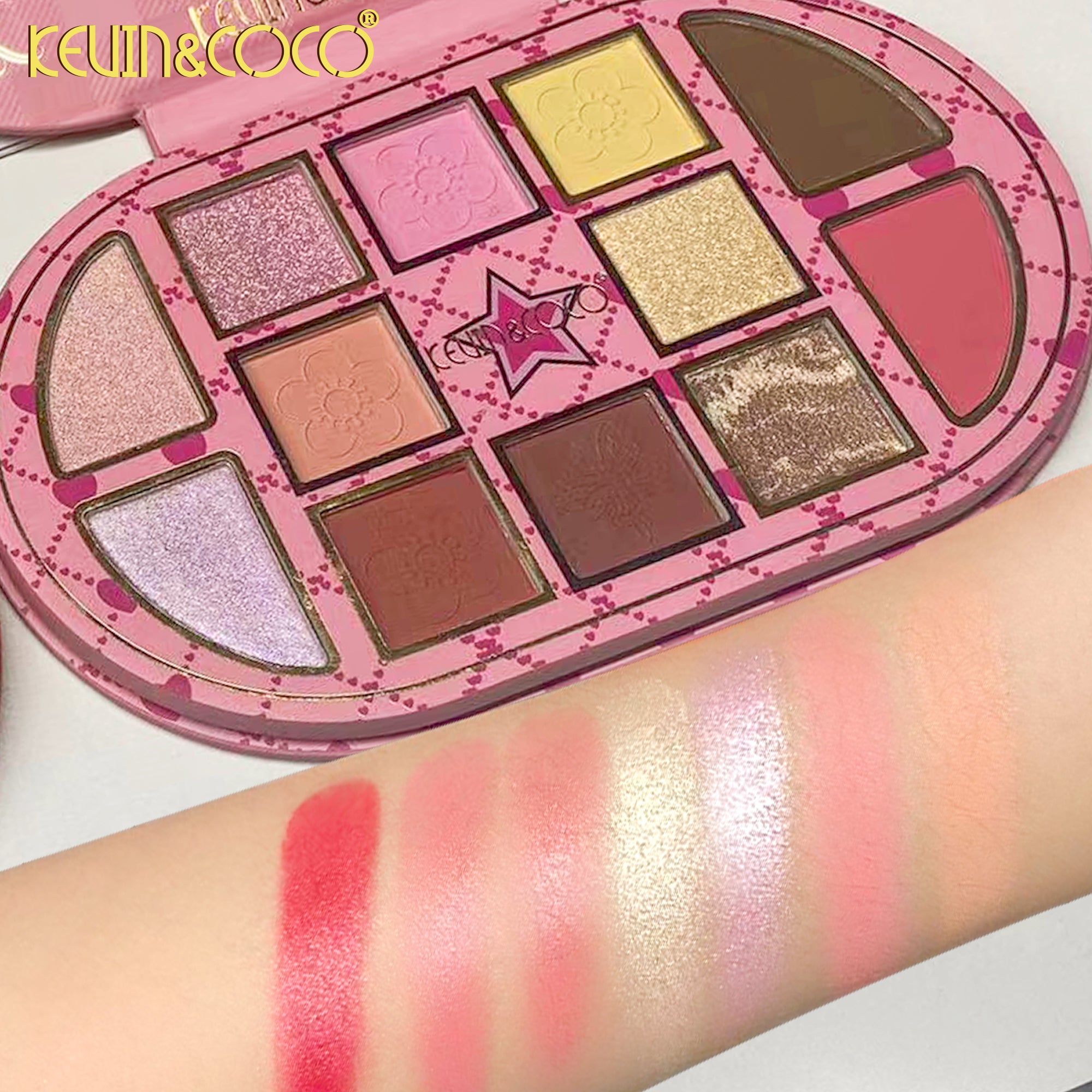 12-Color Girl Playful Eyeshadow Palette (KC234065,KC234072)