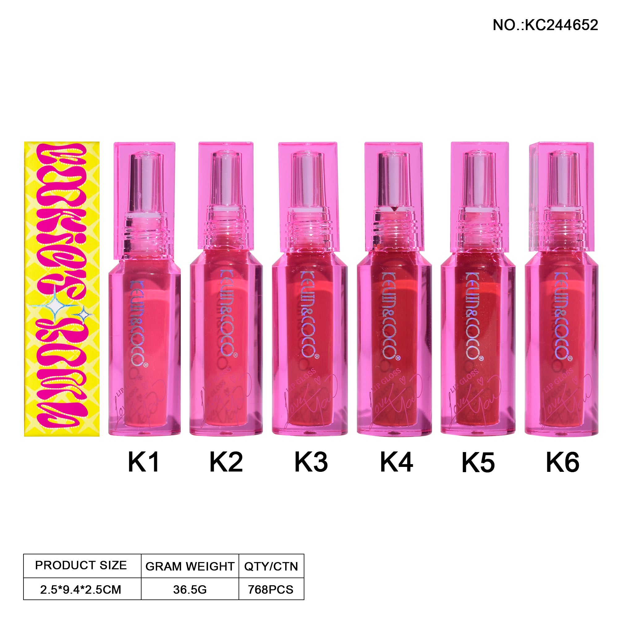 Summer Dopamine High-Shine Lip Gloss (KC244652)