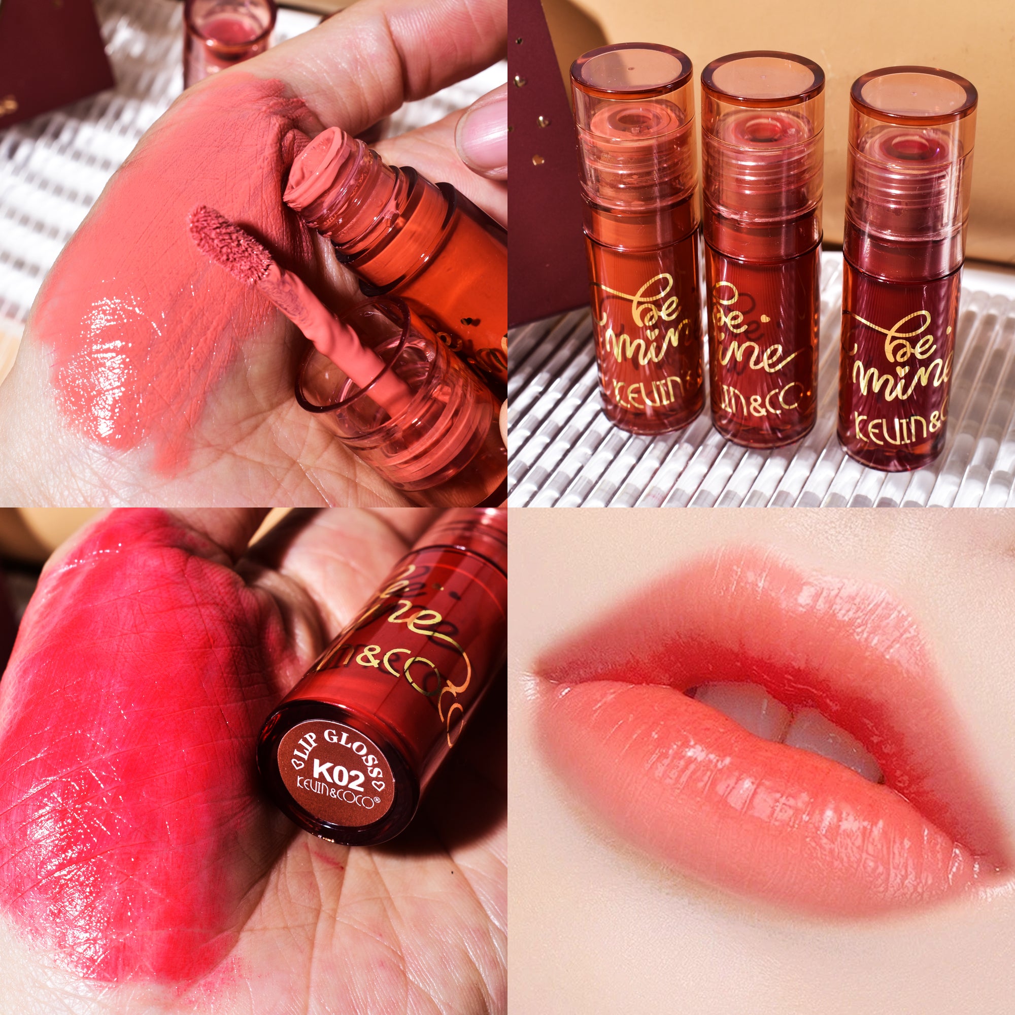 Be Mine 3-Color Lip Gloss Set (KC244393)