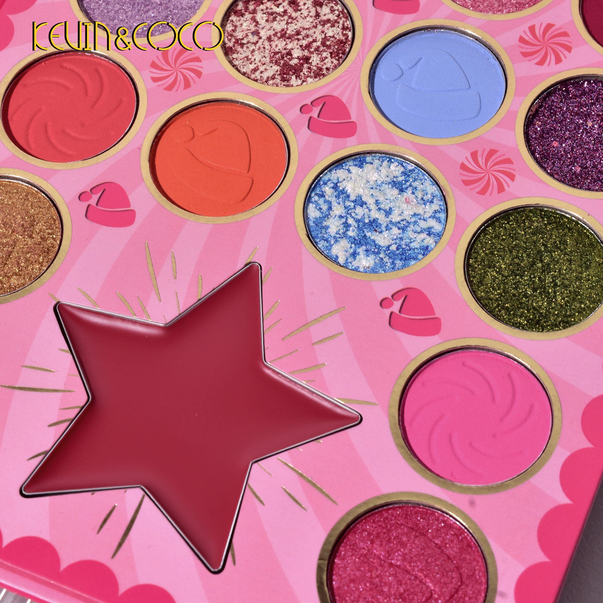 【Christmas Edition】50-Color Christmas Tree Makeup Palette (KC231569)