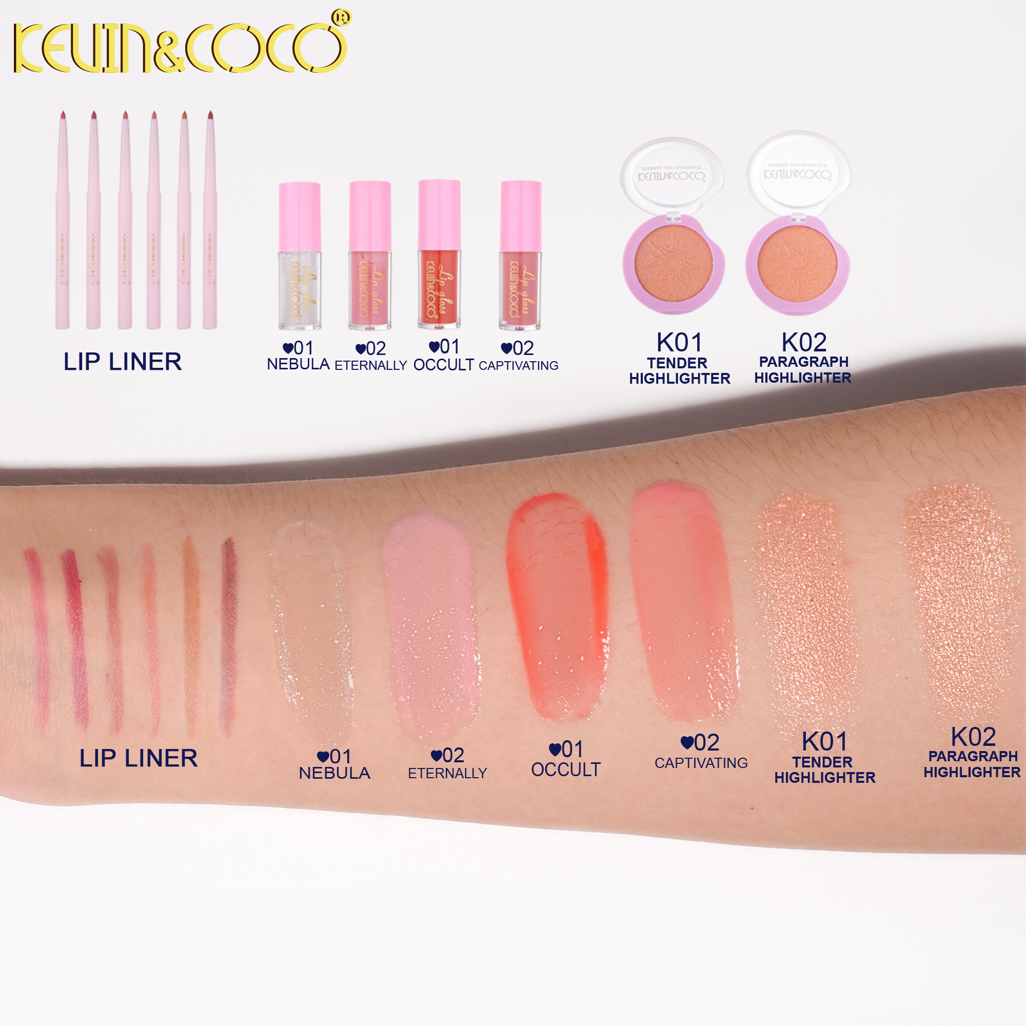 Starlight Lip Liner Mini Set-6PCS(KC1509)