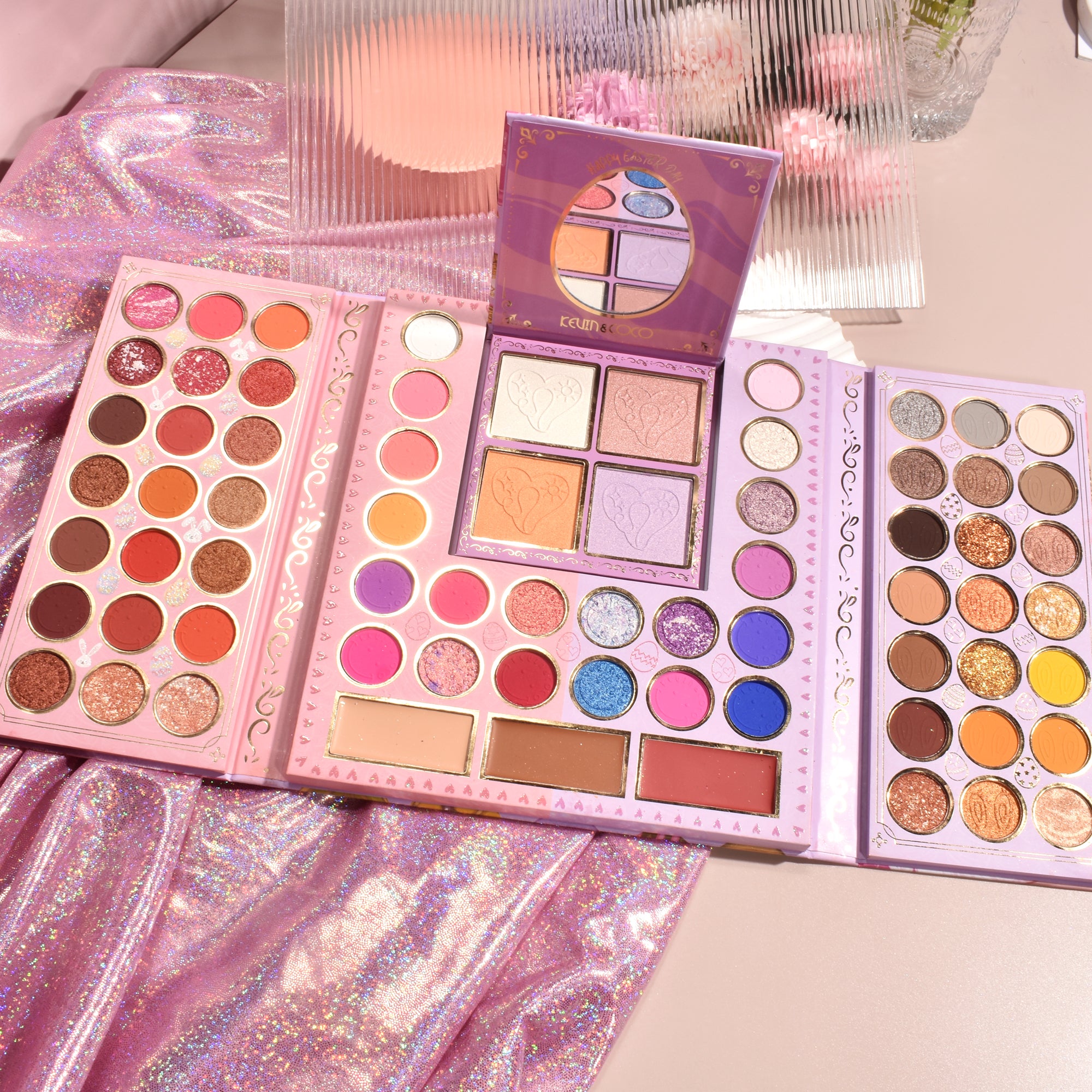69-Color Bunny Queen Eyeshadow & Highlighter Palette