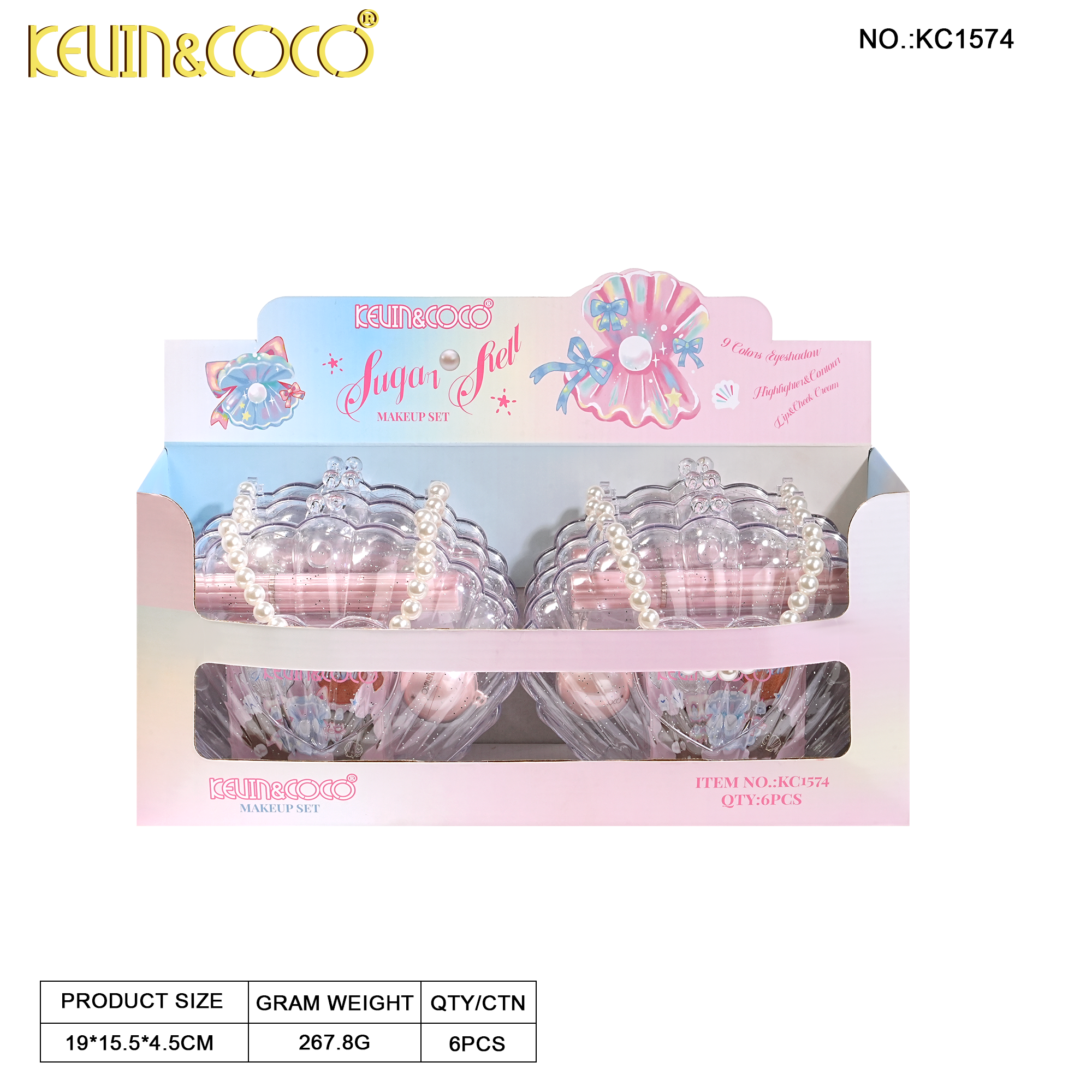 Shell Frosting Mini Kit-6PCS（KC1574）
