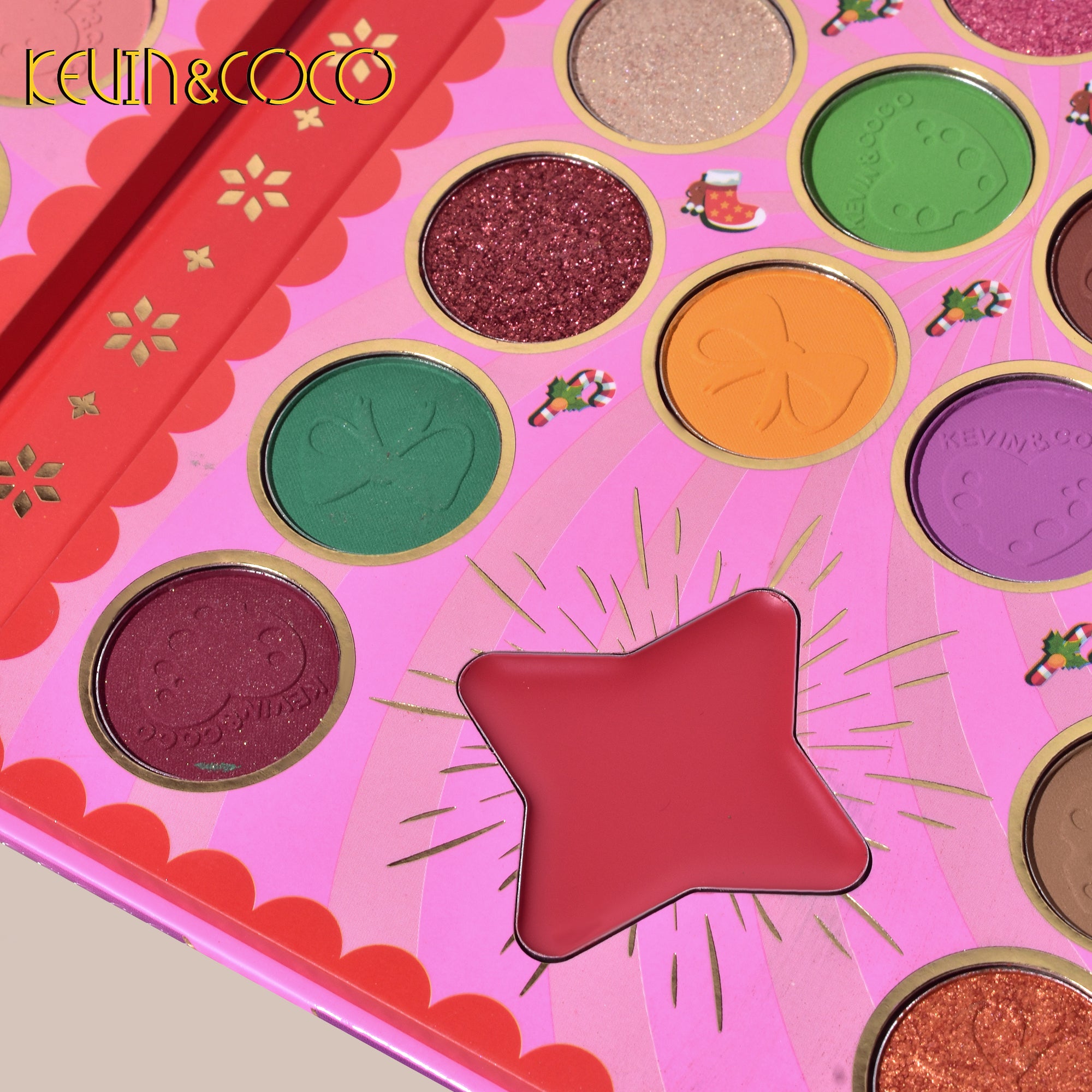 【Christmas Edition】50-Color Christmas Tree Makeup Palette (KC231569)