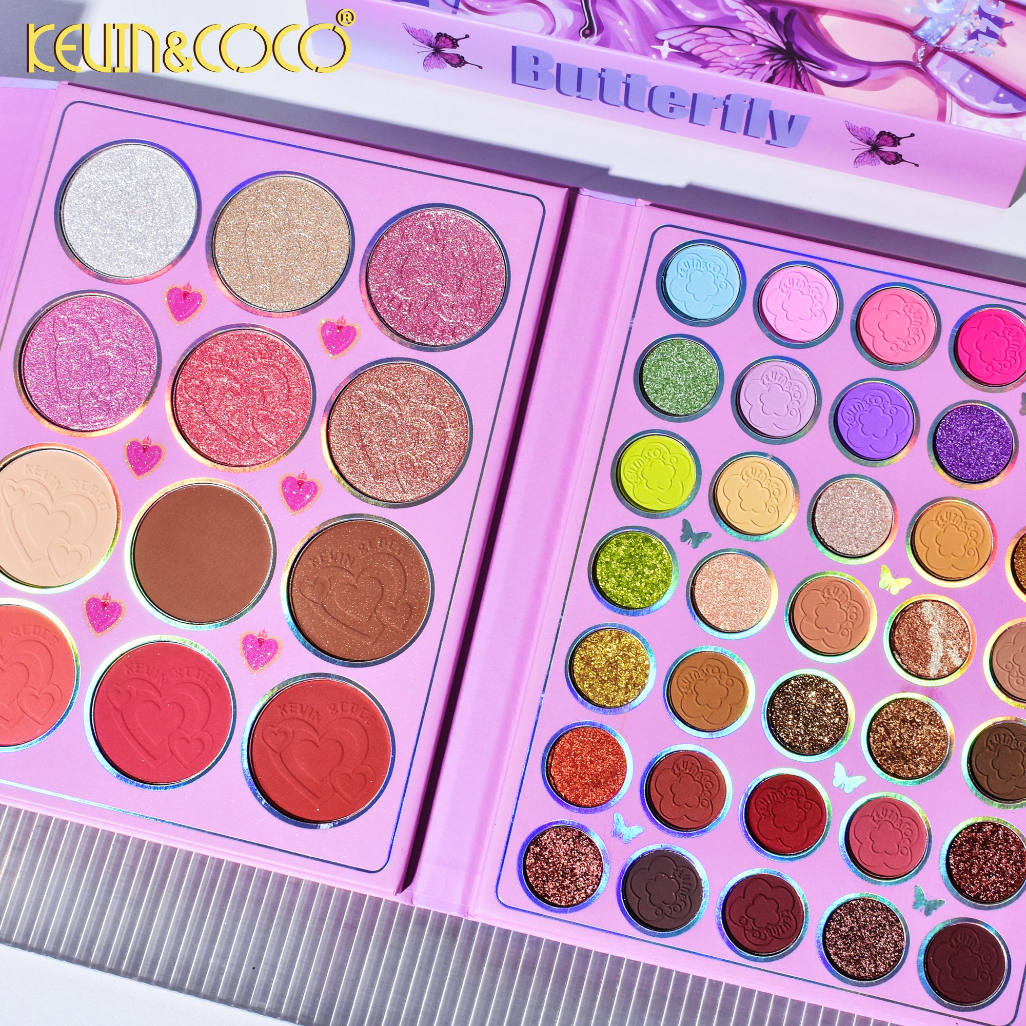 117-Color Fuchsia Radiance Eyeshadow Palette (KC244850)