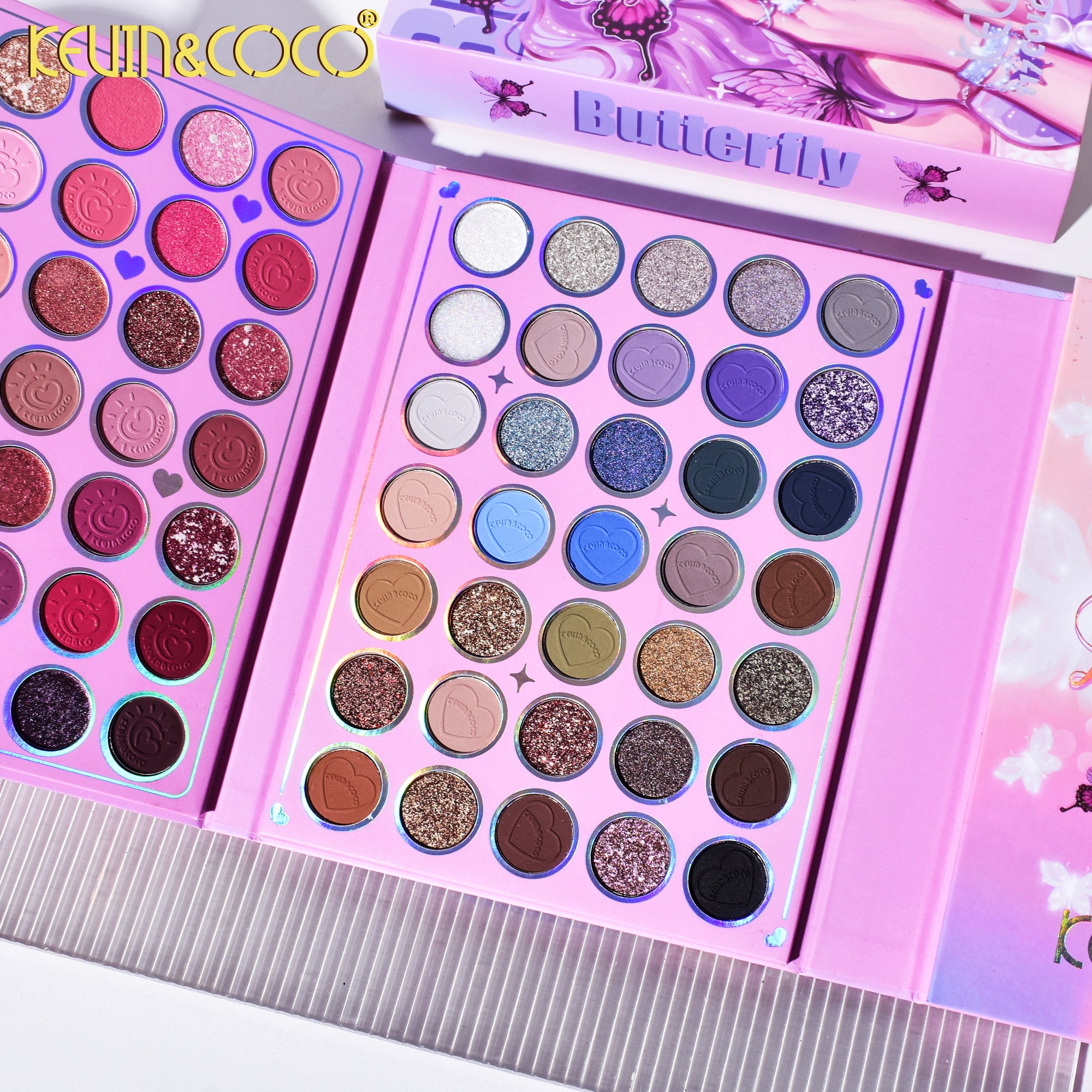 117-Color Fuchsia Radiance Eyeshadow Palette (KC244850)