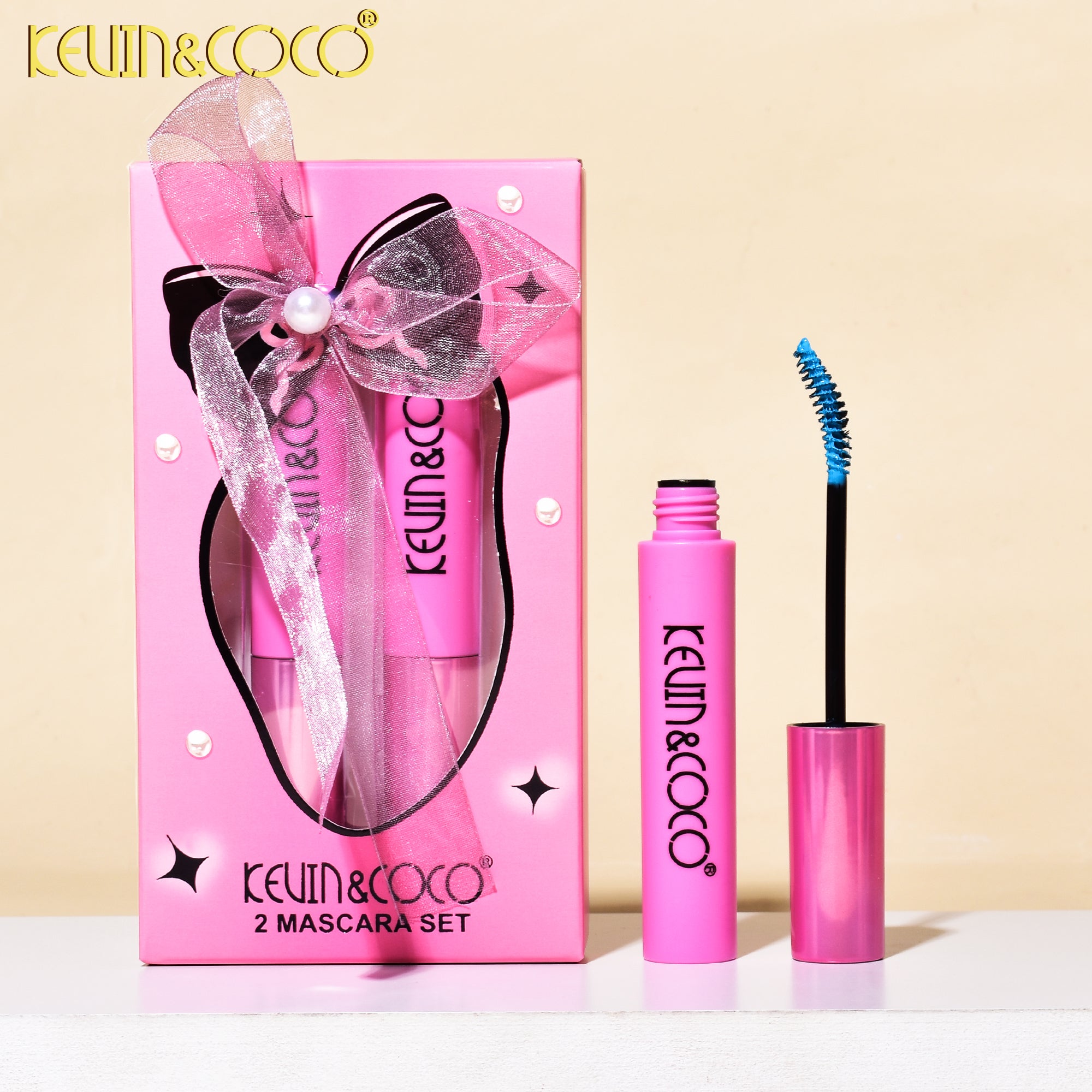 2-Color Pretty Bowknot Mascara Set (KC245031)