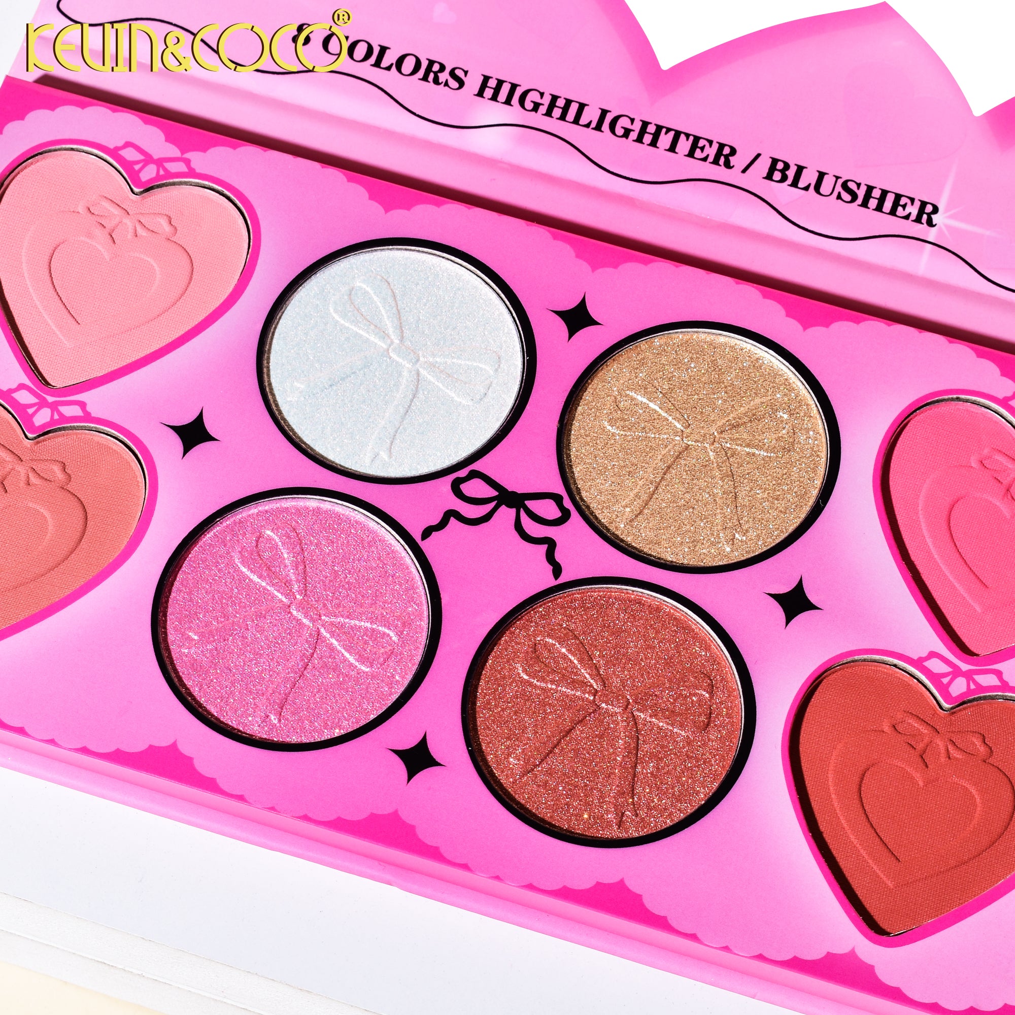 8-Color Pretty Bowknot Cheek Palette (KC245017)