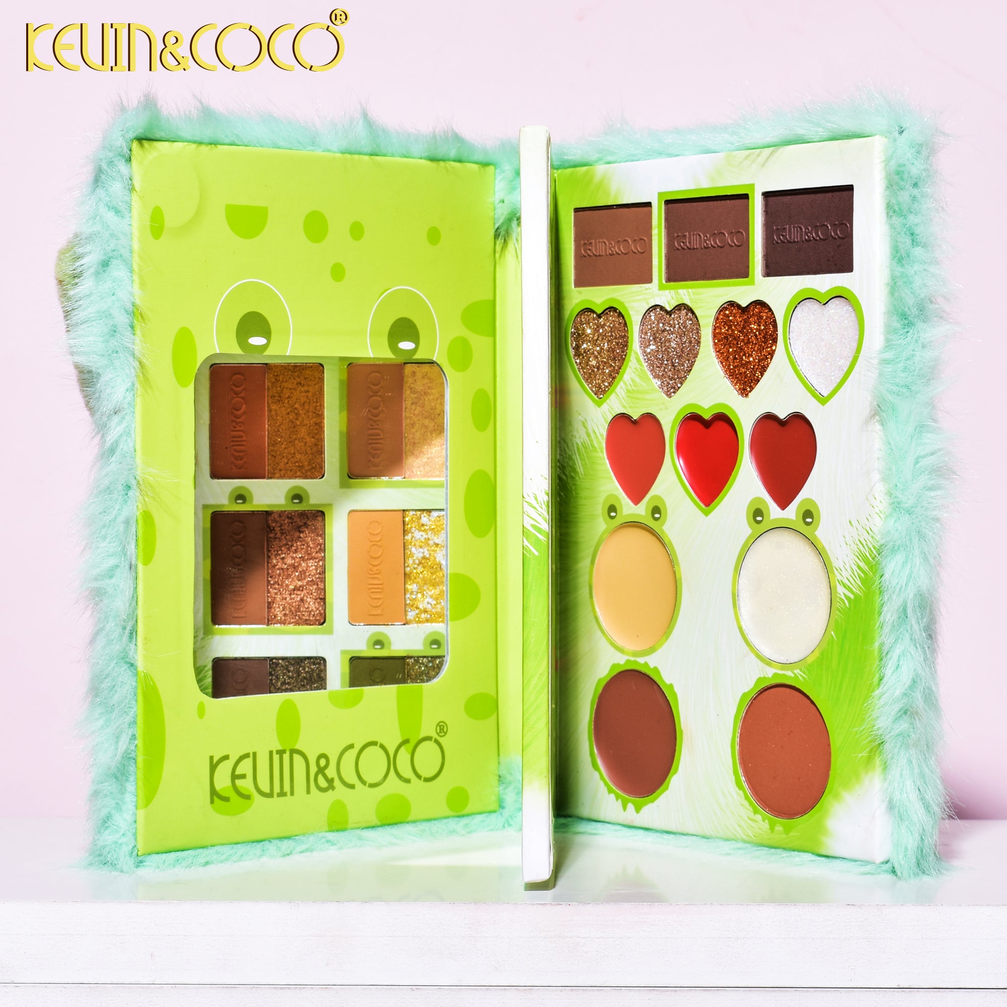 38-Color Fluffy Frog Makeup Palette (KC245109)