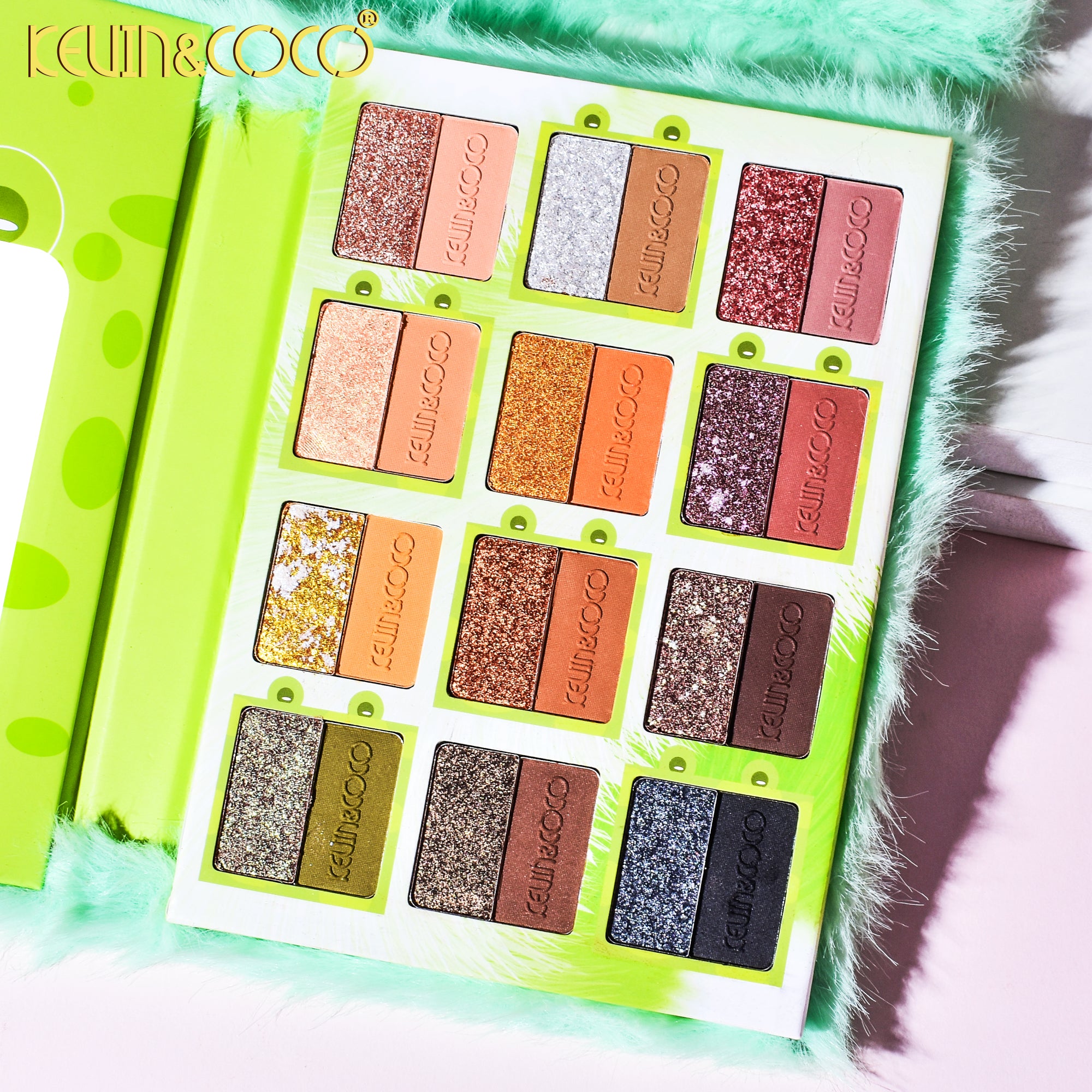 38-Color Fluffy Frog Makeup Palette (KC245109)