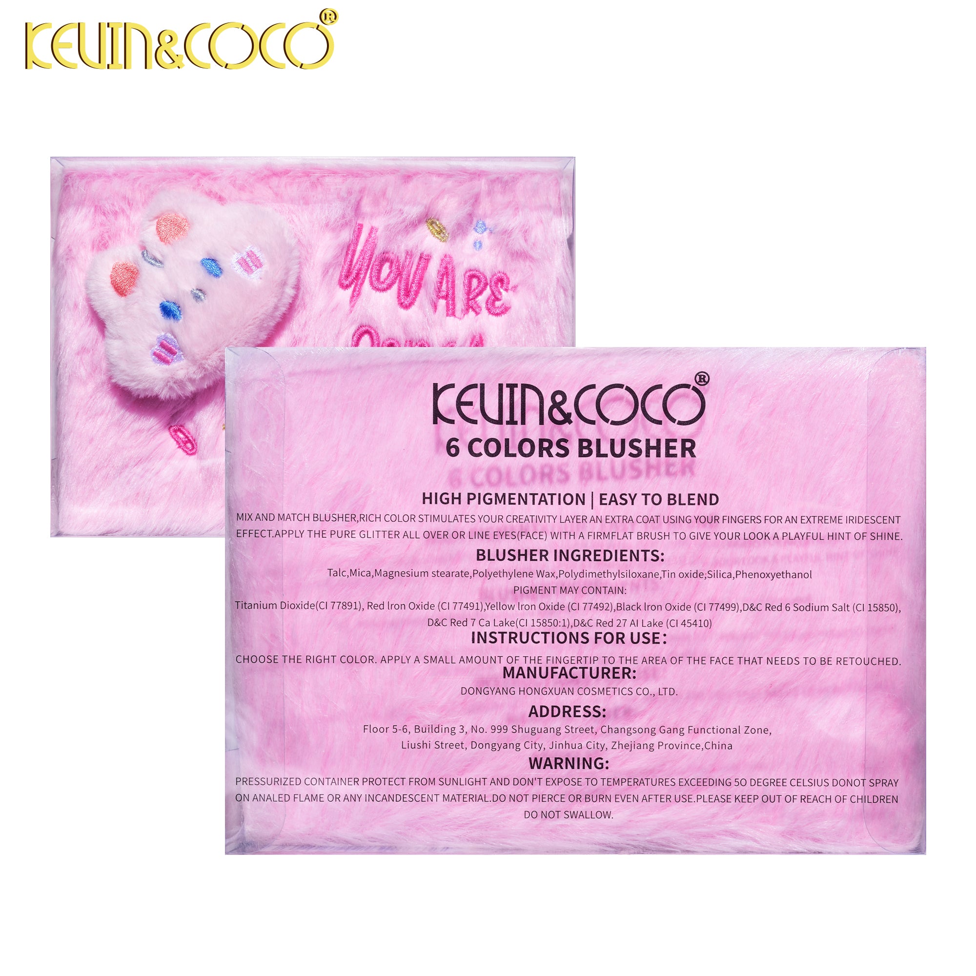 6-color Doll Rabbit Blush Palette (KC245123)