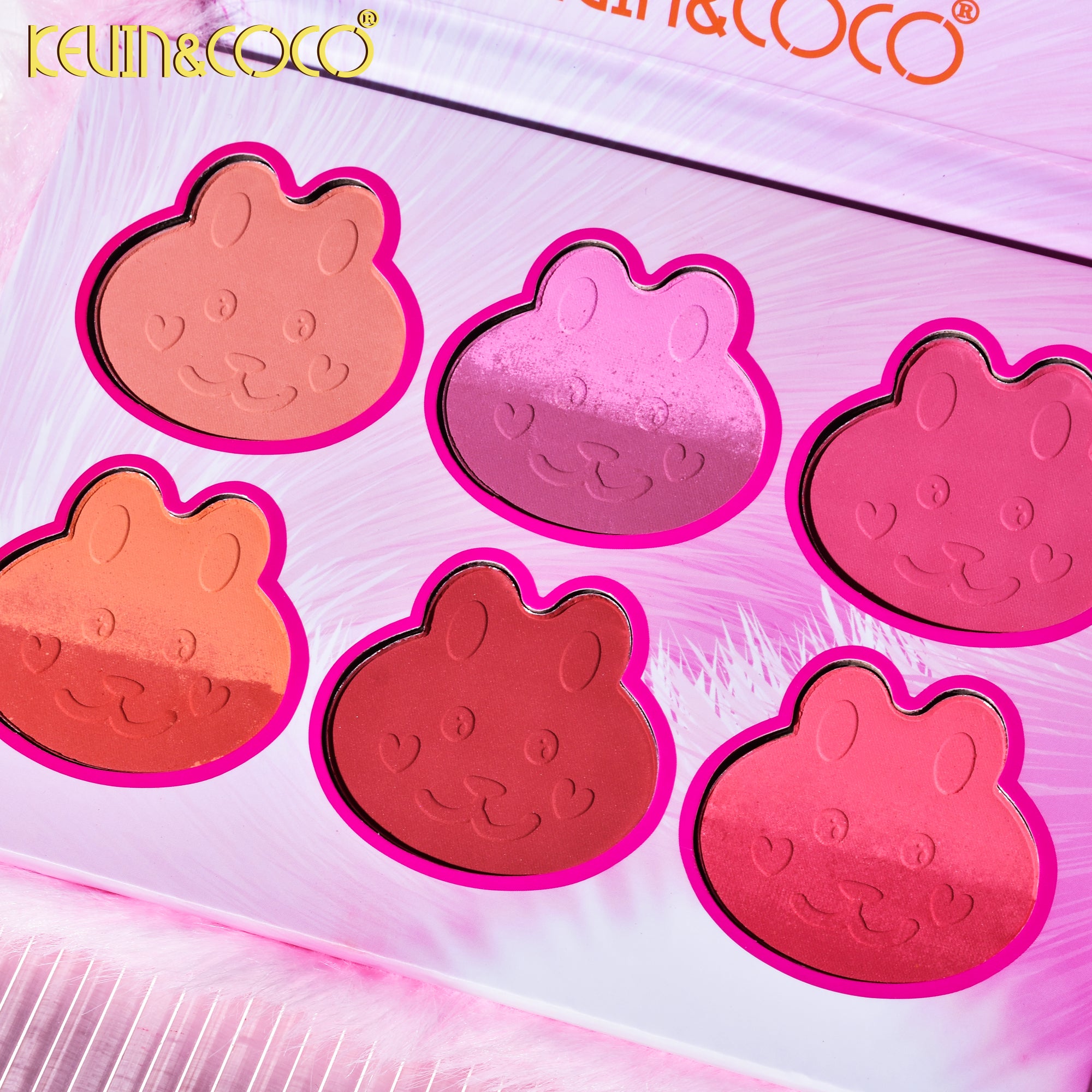 6-color Doll Rabbit Blush Palette (KC245123)