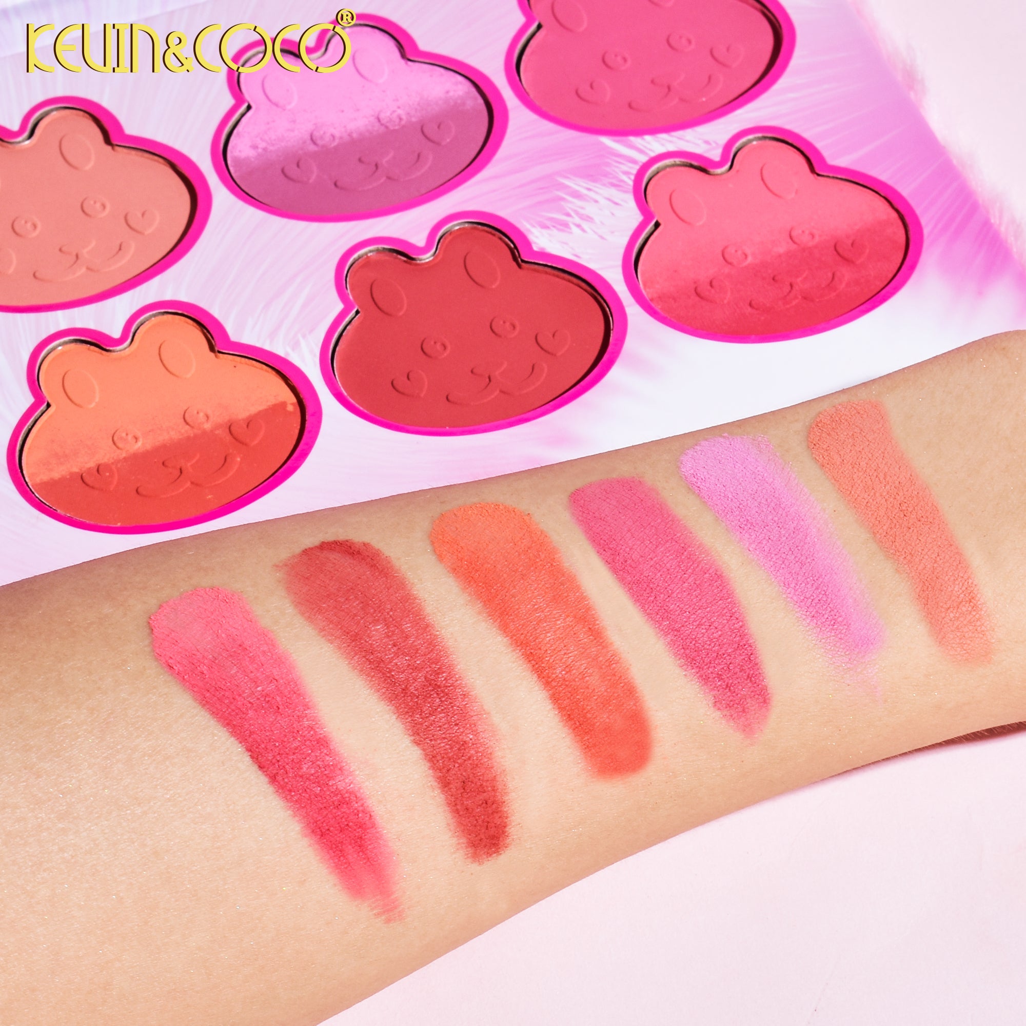 6-color Doll Rabbit Blush Palette (KC245123)