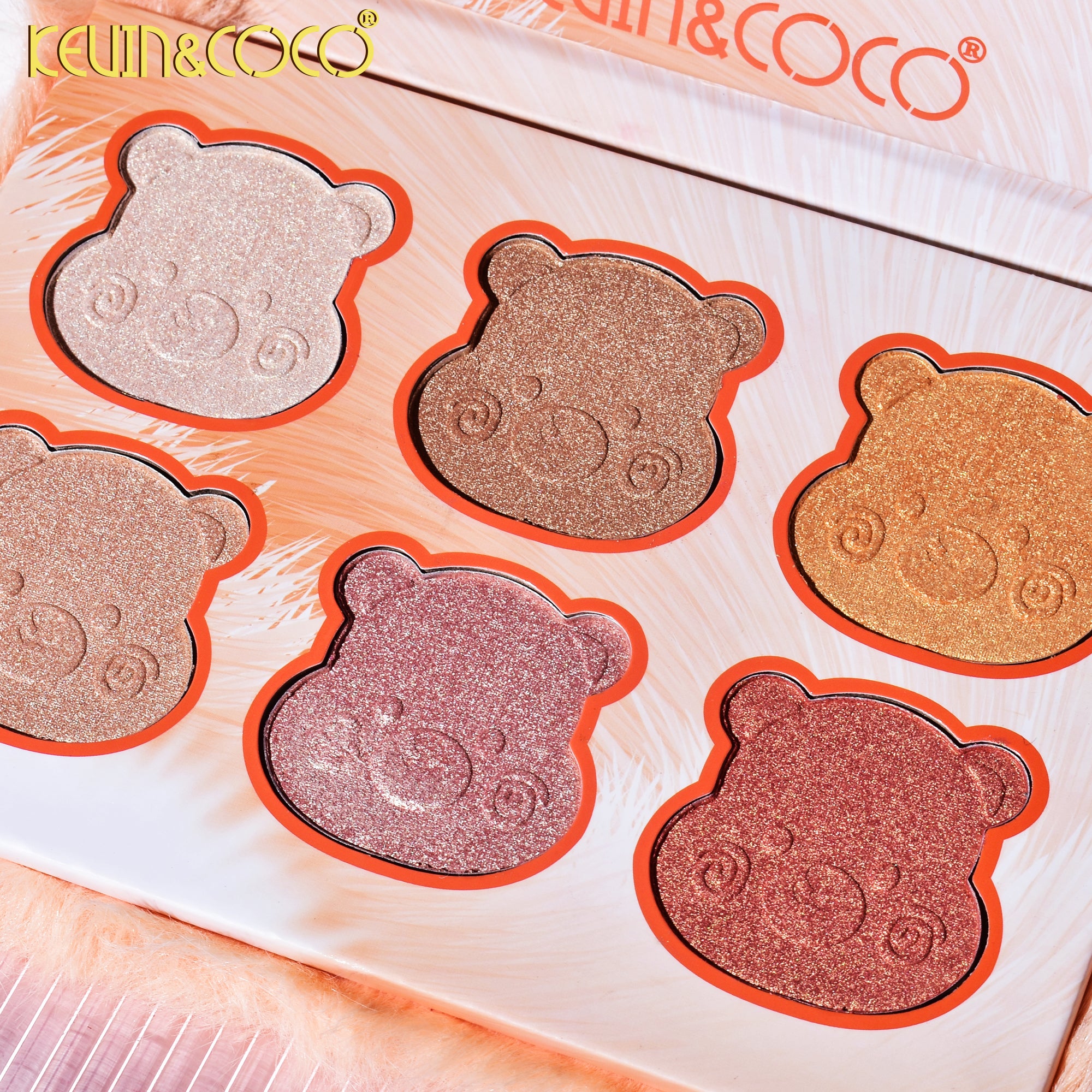 6-Color Doll Bear Glow Palette (KC245130)