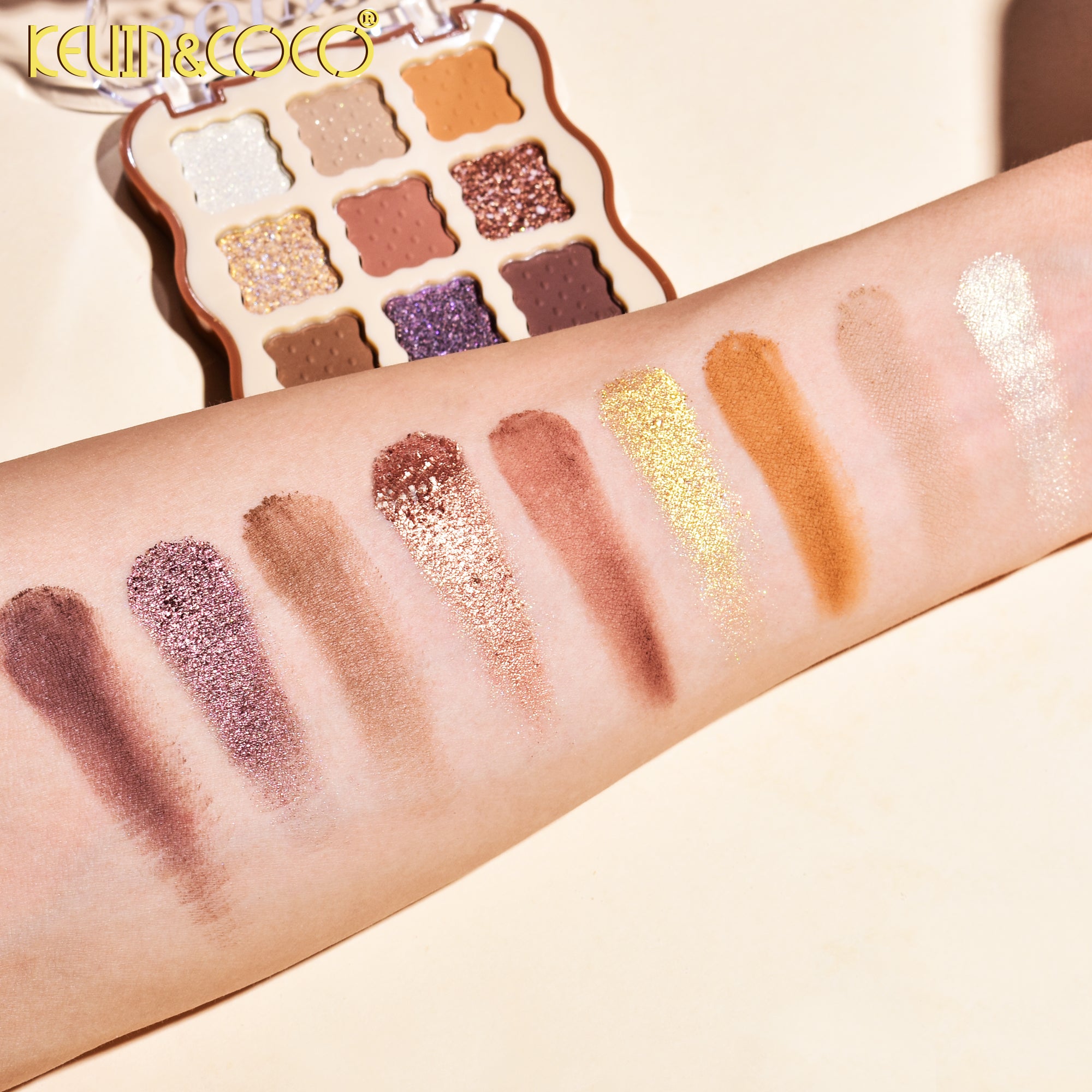 9-Color Sweet Cookie Eyeshadow Palette