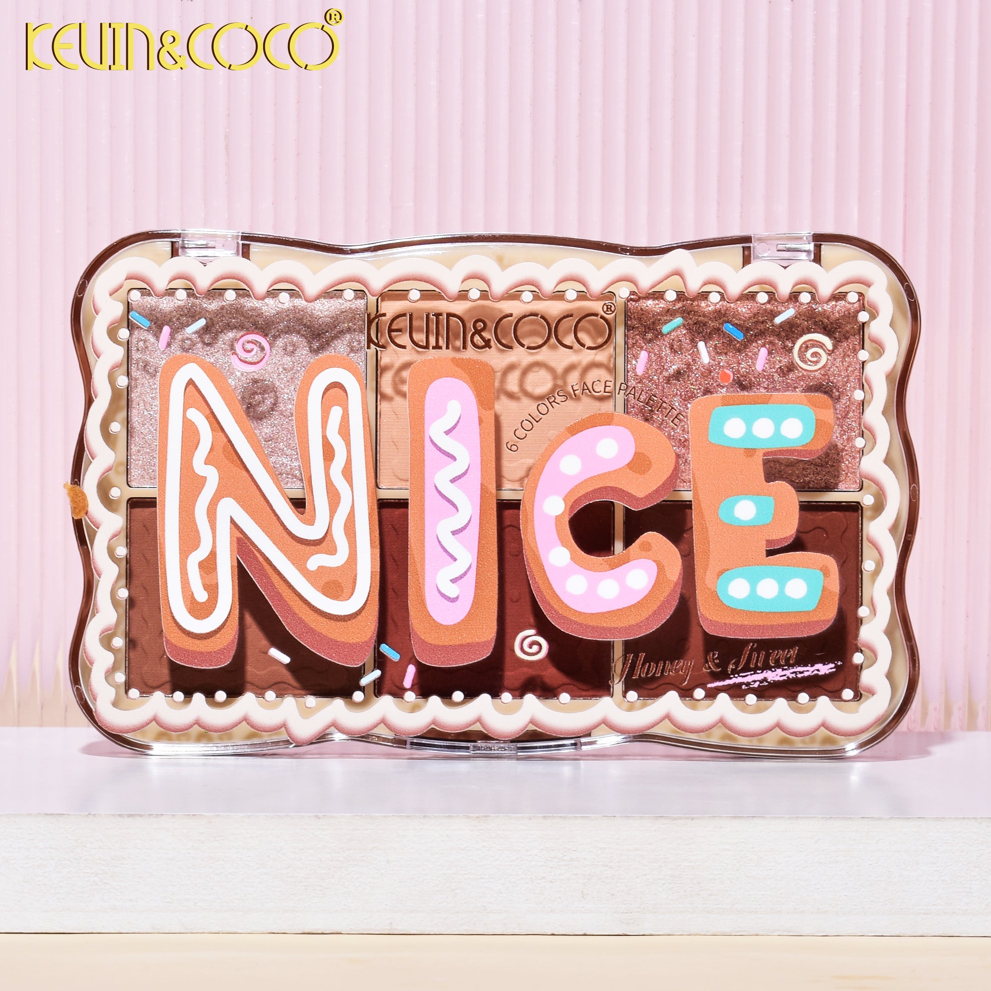 6-Color Nice Cookie Face Palette (KC245215)