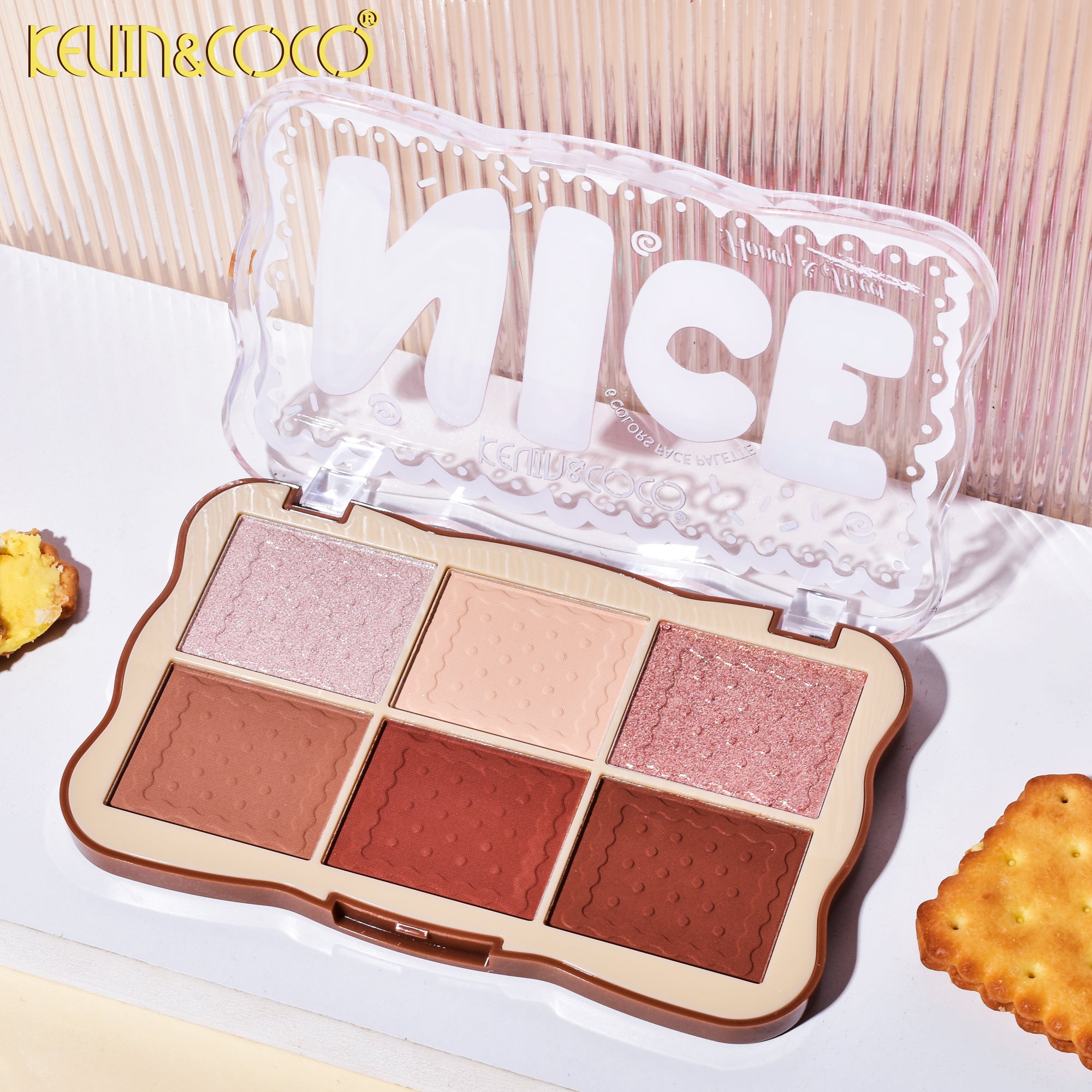 6-Color Nice Cookie Face Palette (KC245215)