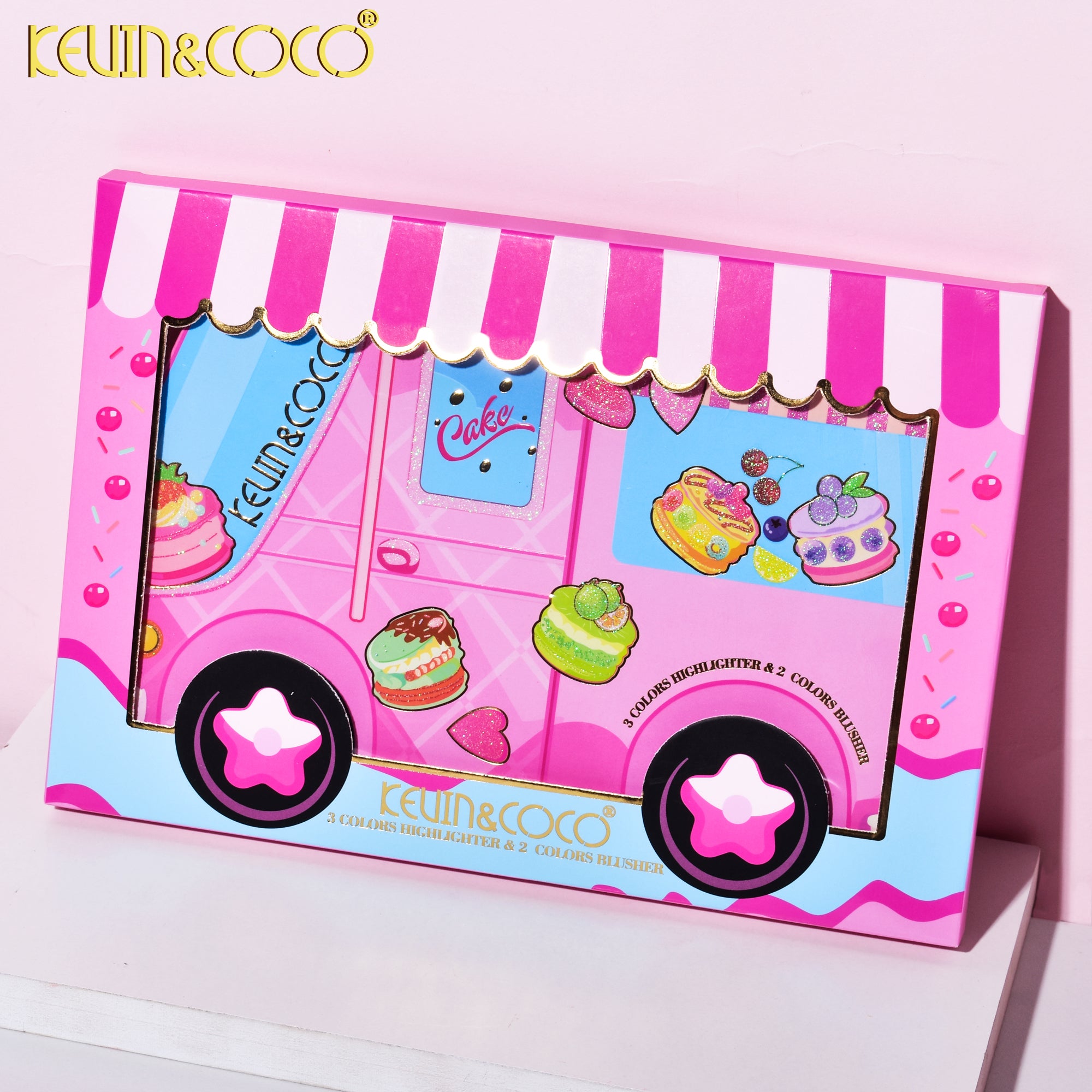 ❁coco⭐❁ Dúo de rubor e iluminador Sweet Ride (KC244690) | KEVIN&COCO