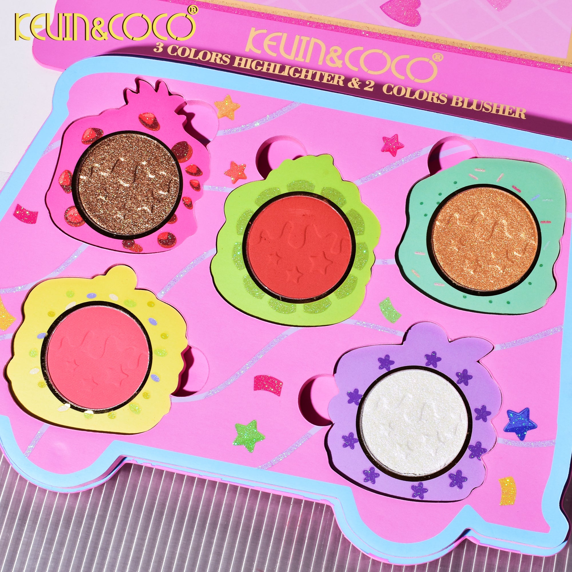 Sweet Ride Blush & Highlighter Duo Pack - 8 pcs (KC244690