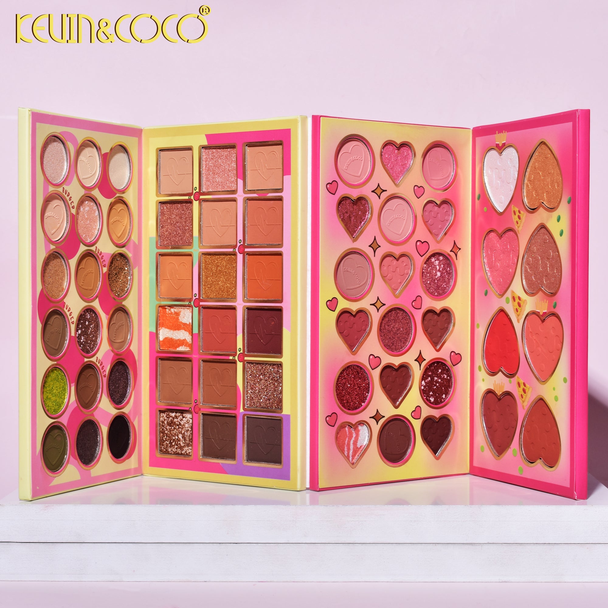 62-Color Yummy Burger Makeup Palette (KC245208)