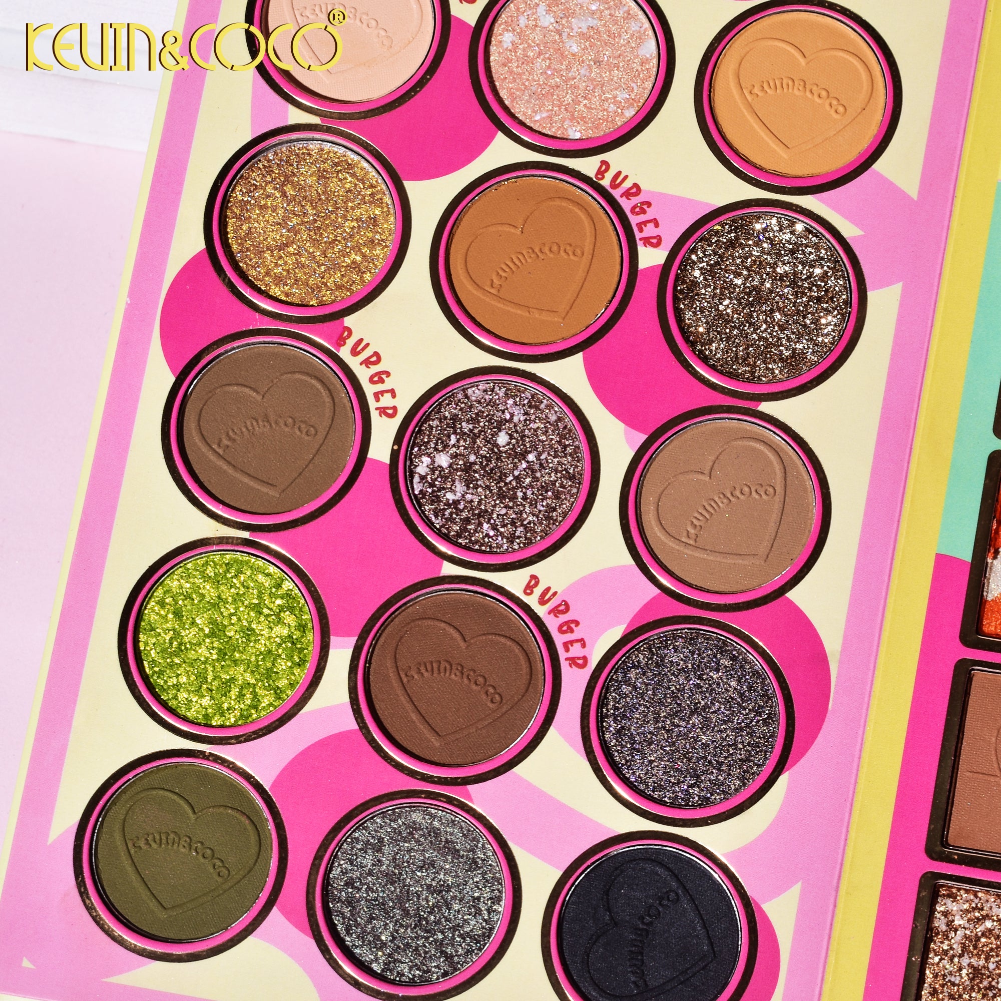 62-Color Yummy Burger Makeup Palette (KC245208)