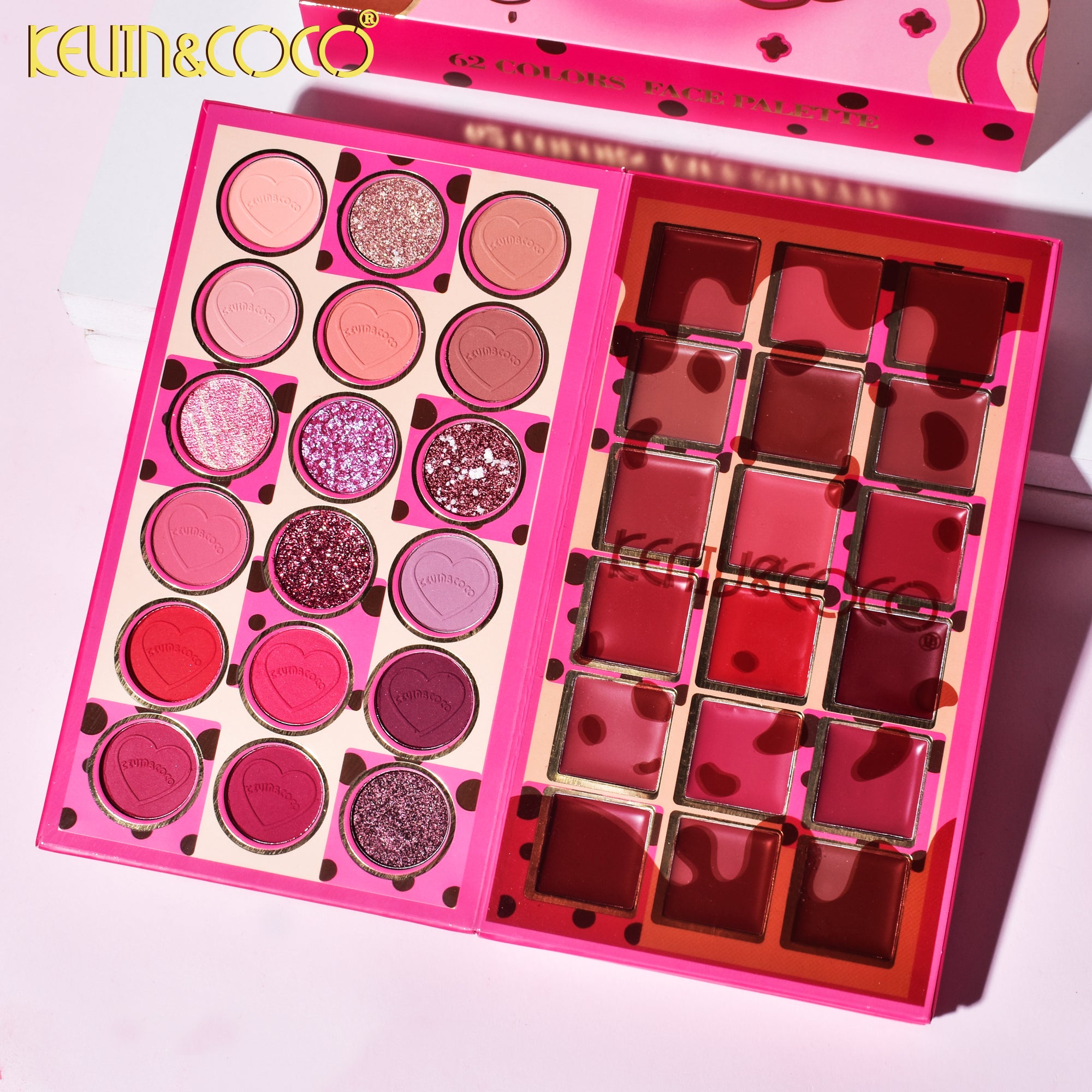 62-Color Cookie Moji Makeup Palette  (KC245192)