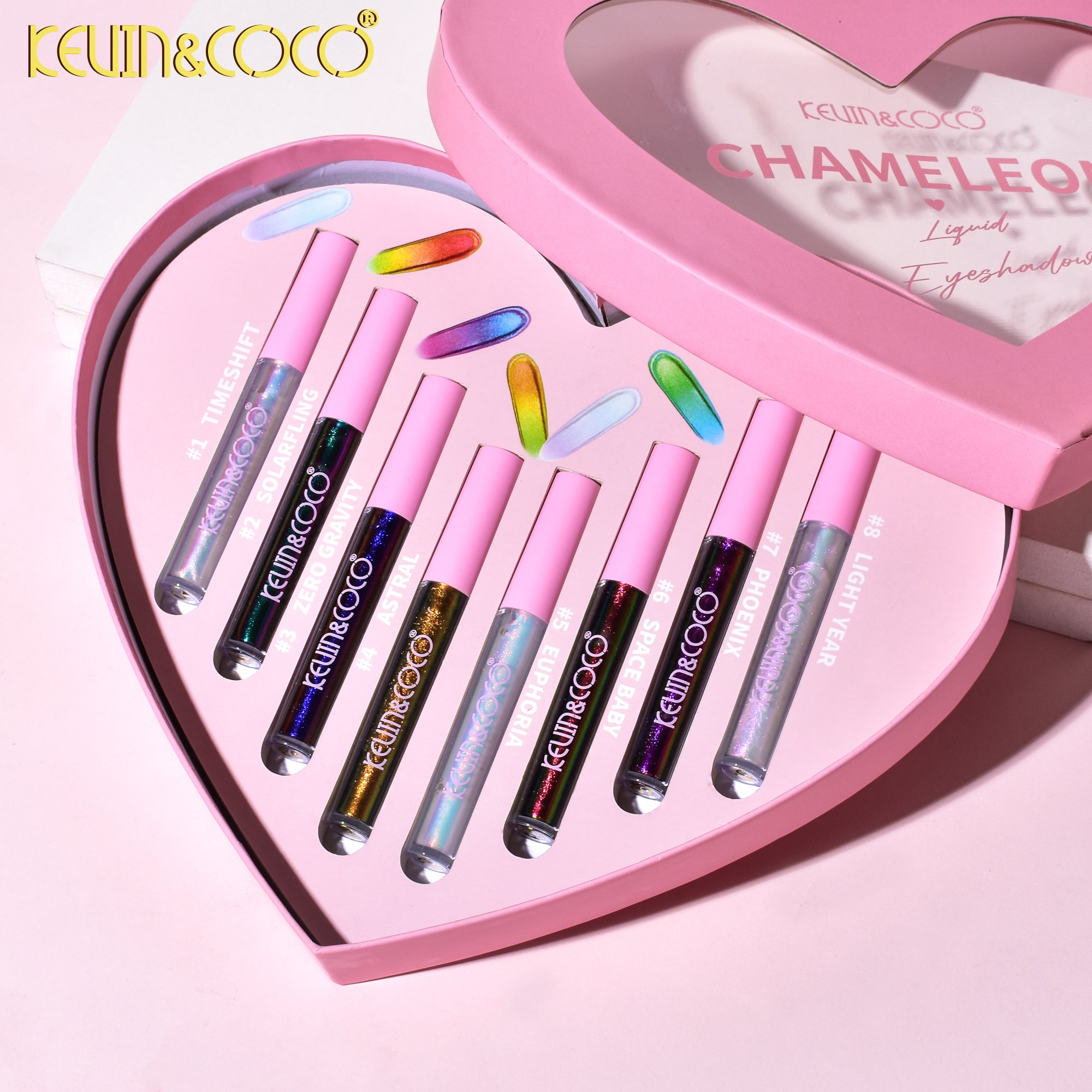 8-Color Chameleon Liquid Eyeshadow Set (KC245291)