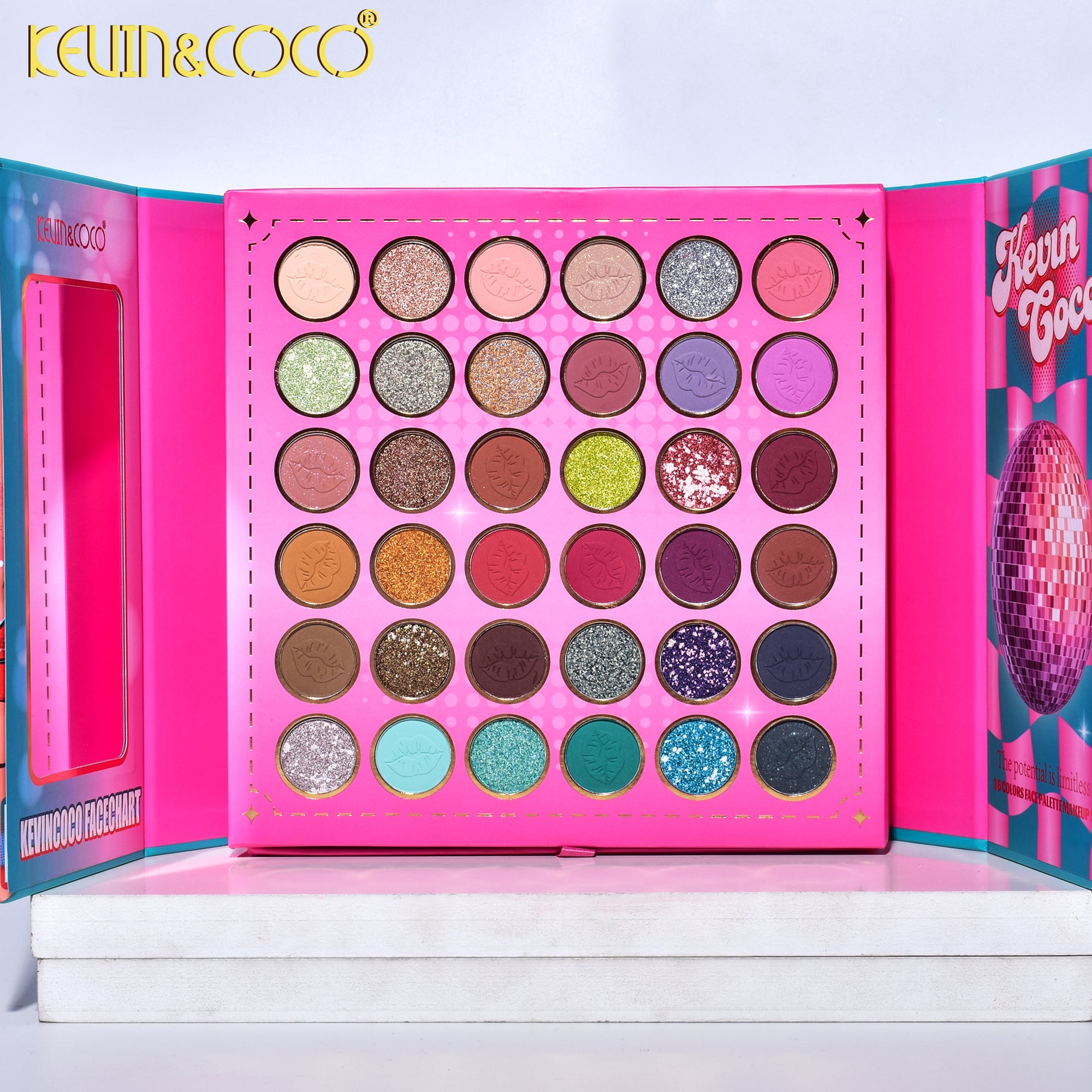 36-Color Blue Dream Pop Girl Makeup Kit (KC244881)