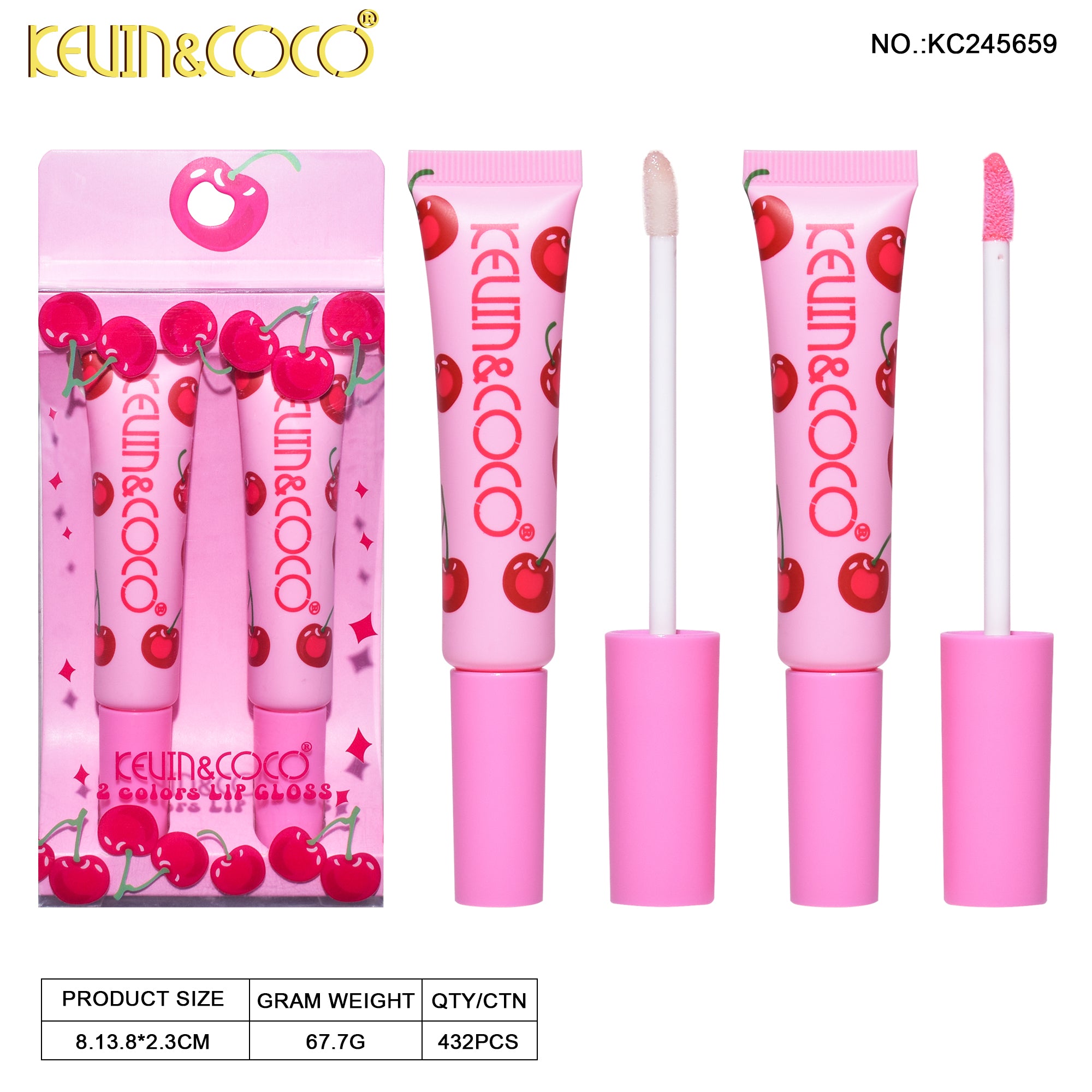 Sweet Cherry Lip Gloss Set (KC245659)