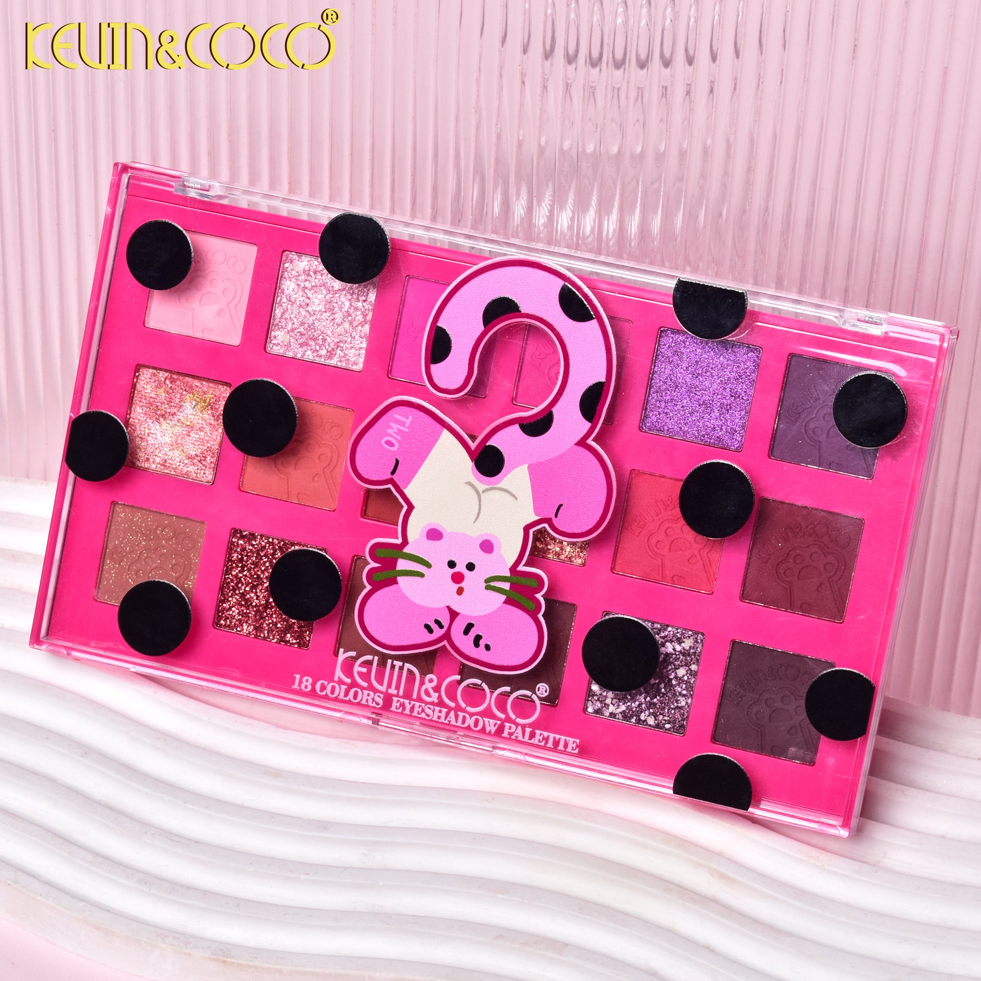 Spotty Kitty 18-Color Eyeshadow Palette (KC245499