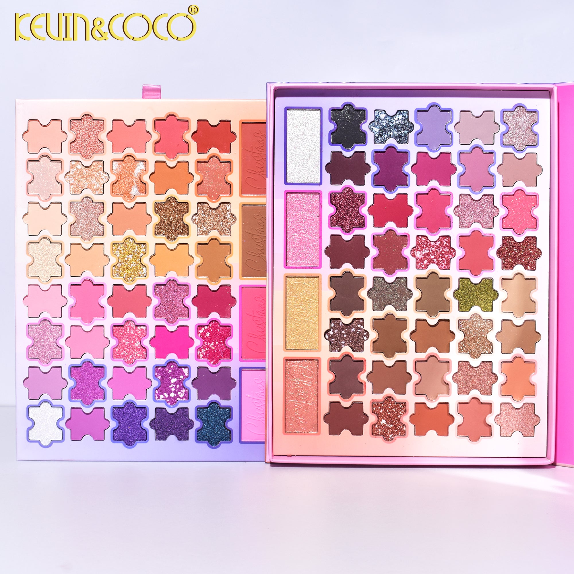 88-Color Puzzle Sis Eyeshadow Palette Pack - 6 PCS (KC244997