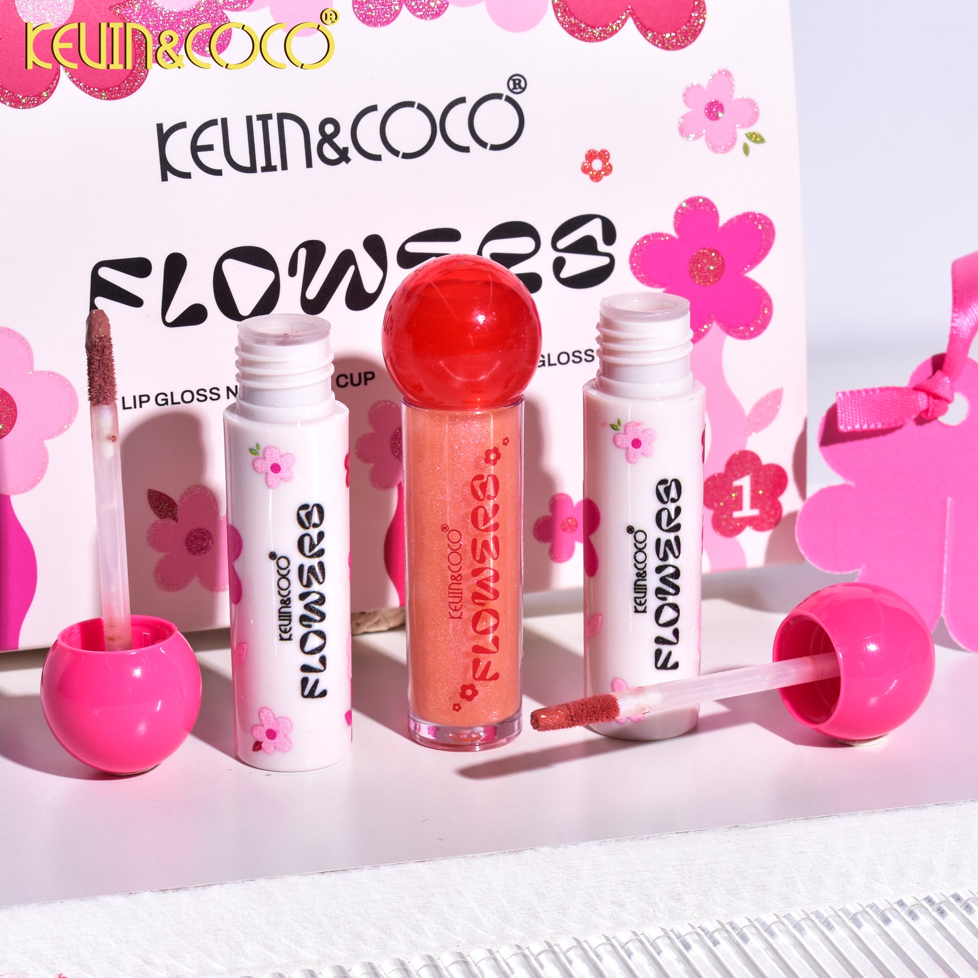 Blooming Flower Lip Gloss Set (KC246113)