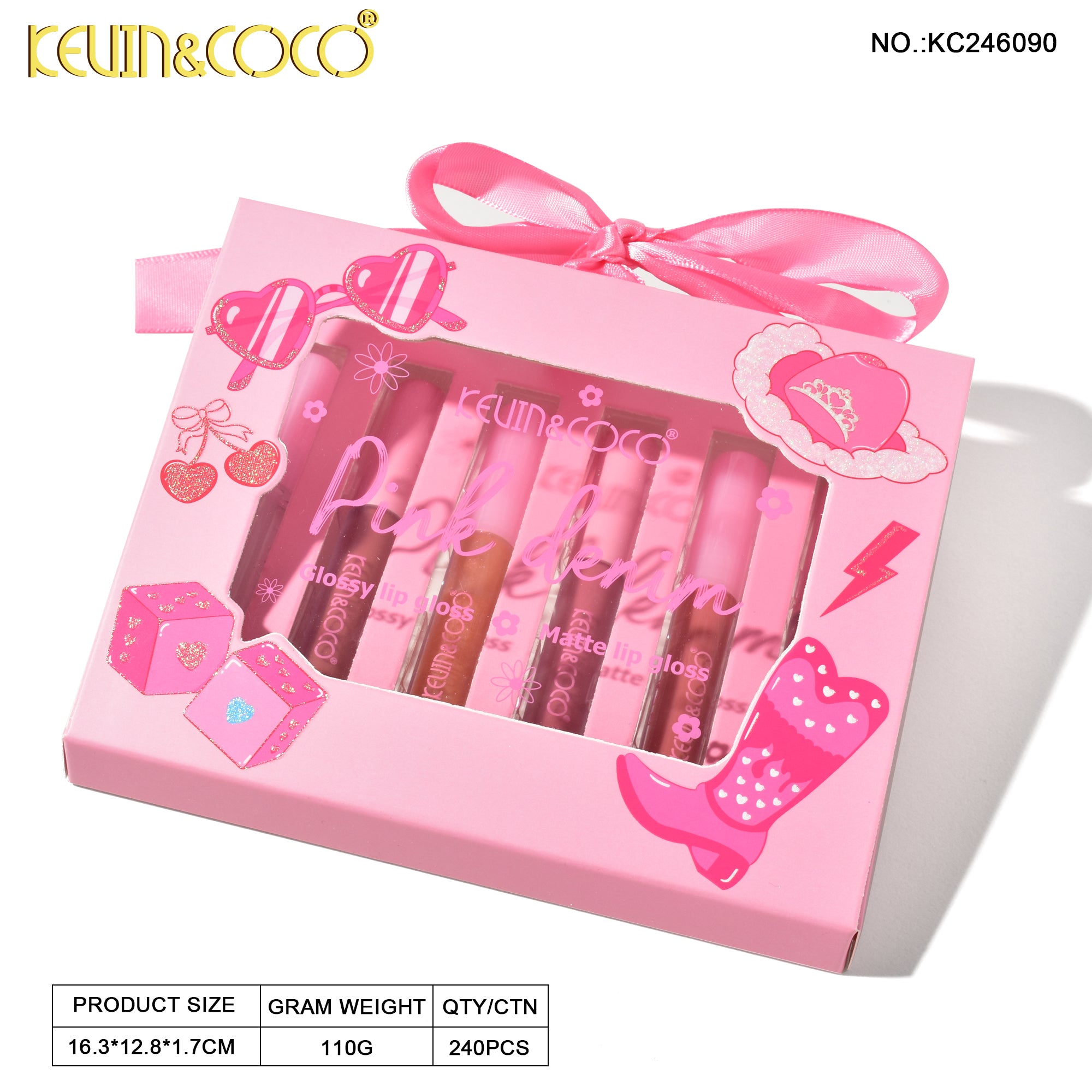 Cowgirl Chic Lip Gloss Set (KC246090)