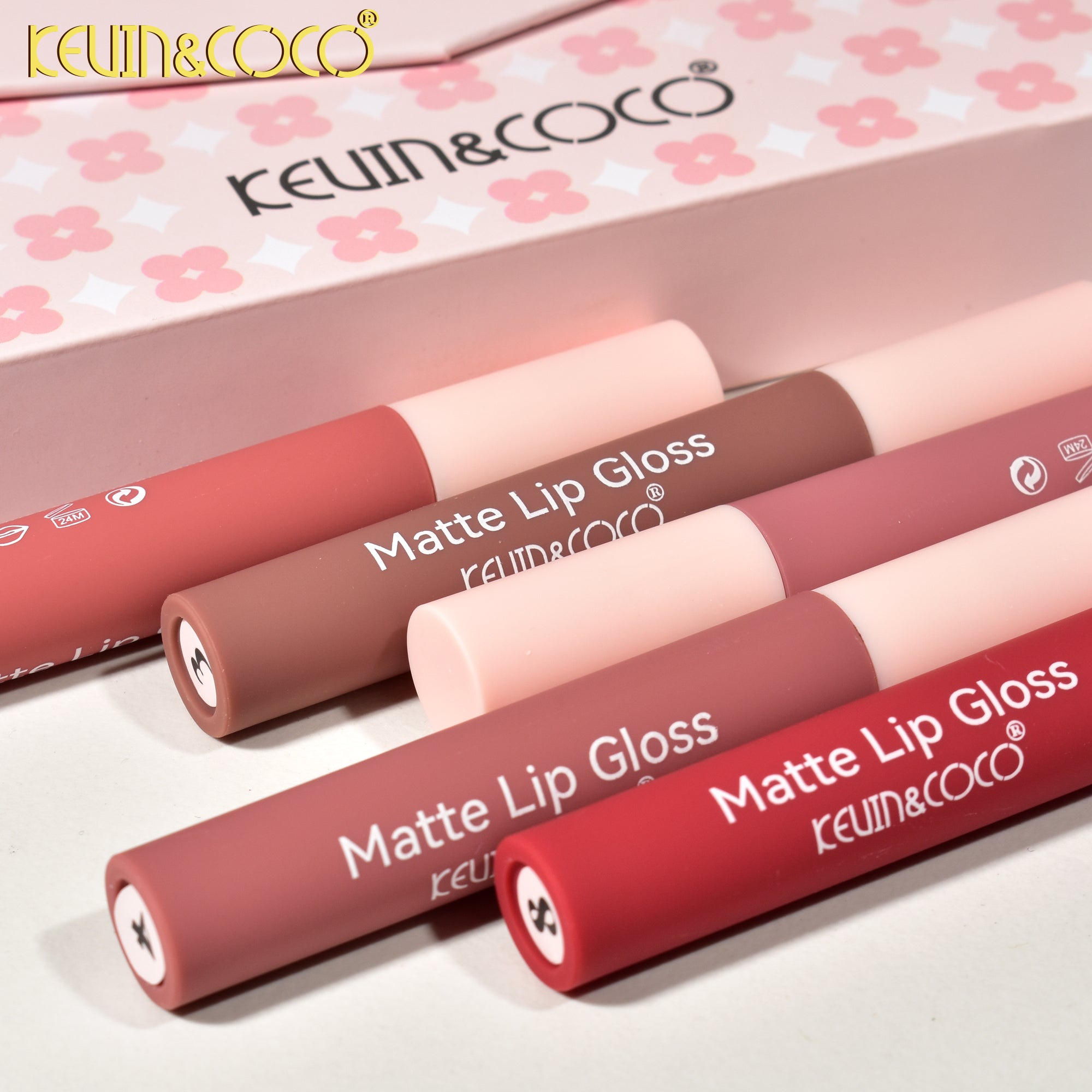 Beautiful Energy Lip Gloss Display Set - 8 PCS (KC246427) | KEVIN&COCO Beautiful Energy Lip Gloss Display Set - 8 PCS (KC246427) | KEVIN&COCO