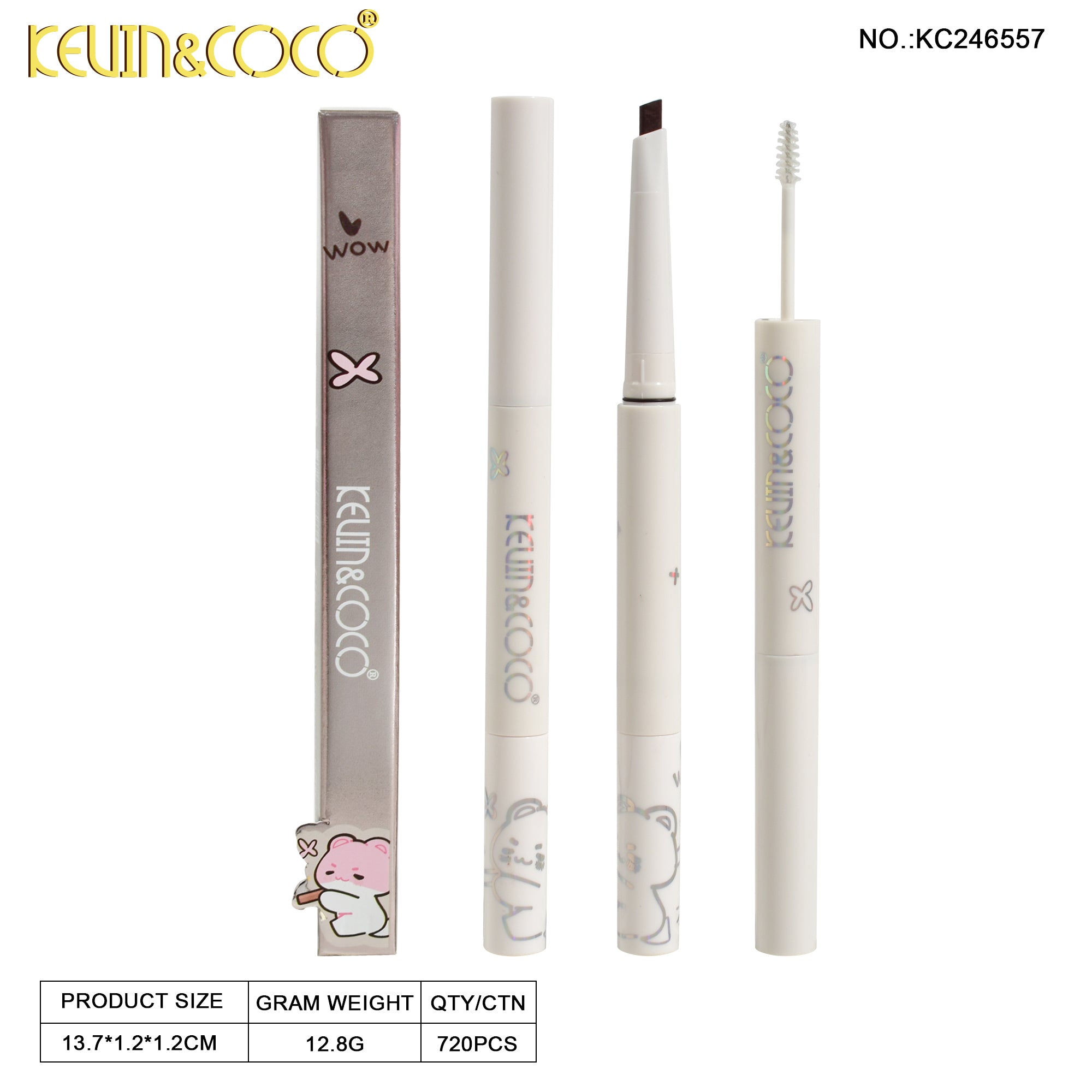 Wow Bear Double-ended Eyebrow Pencil (KC246557)