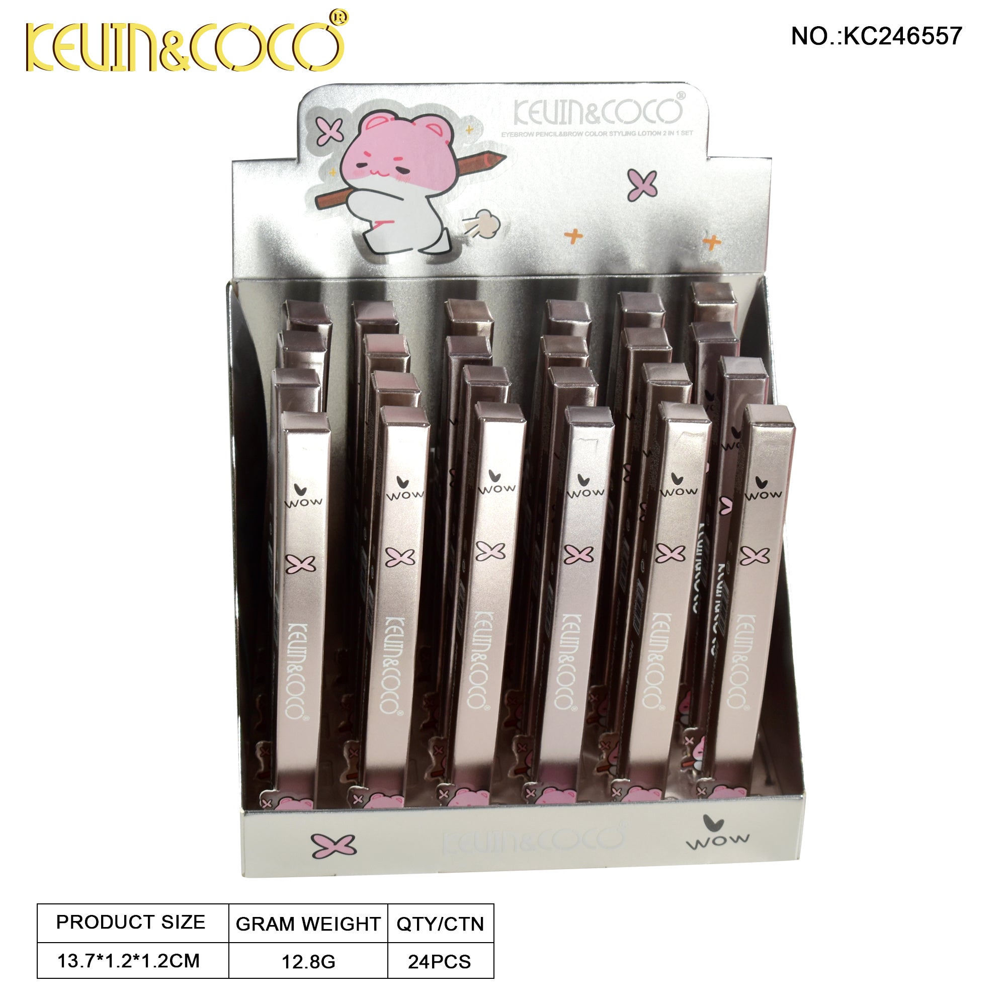 Wow Bear Double-ended Eyebrow Pencil (KC246557)