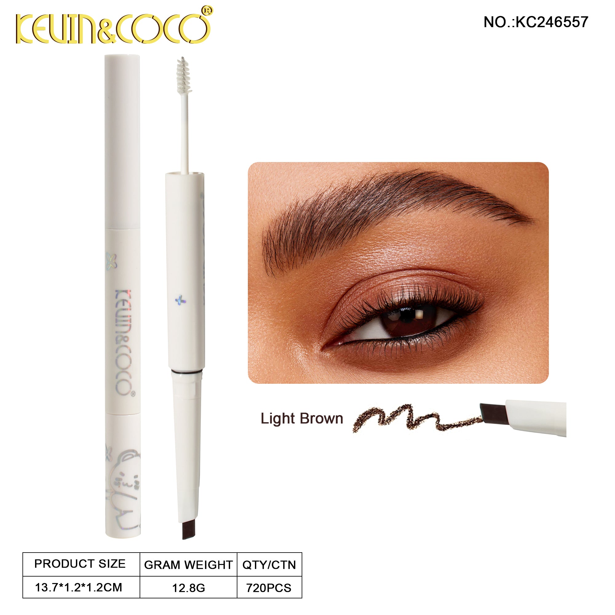 Wow Bear Double-ended Eyebrow Pencil (KC246557)