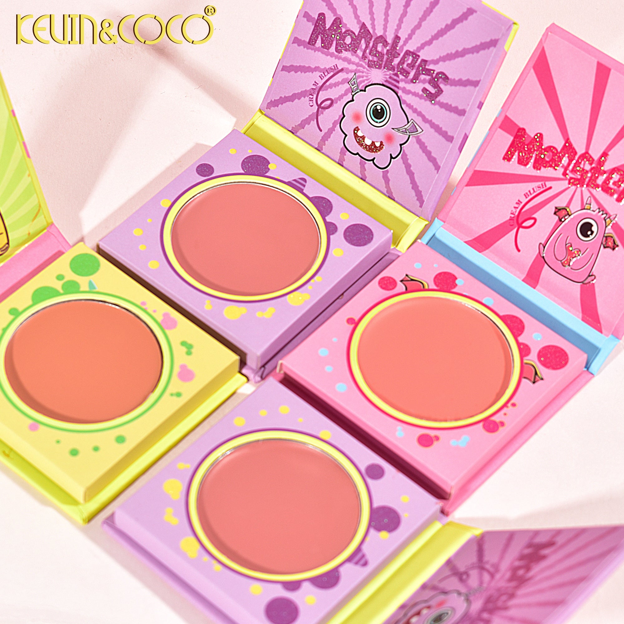 3-Color Hello Monsters Cream Blush (KC245673)