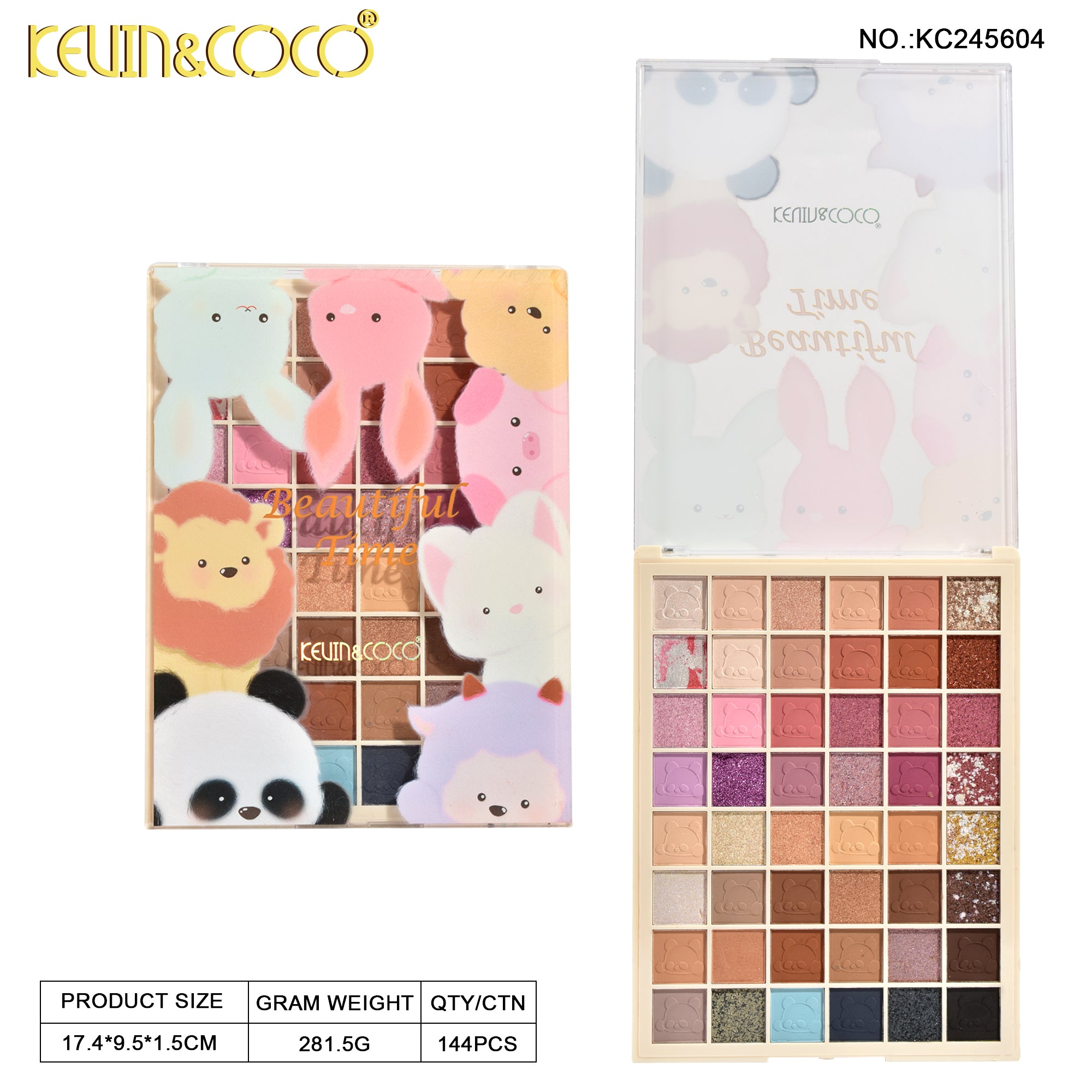 48-Color Animal Fantasy Eyeshadow Palette (KC245604)