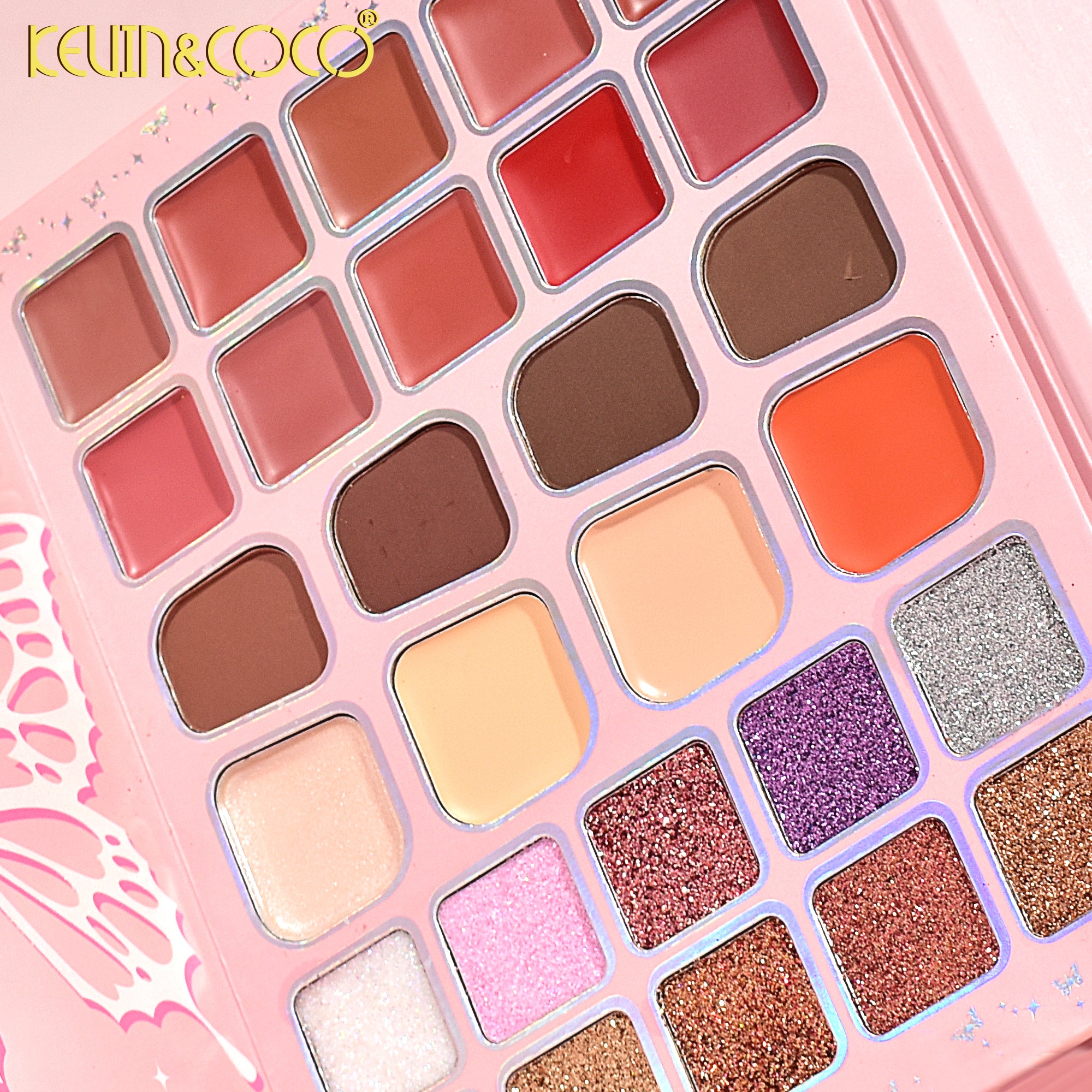 94- Color Glowy Butterfly Makeup Book Pack - 6 PCS (KC245857