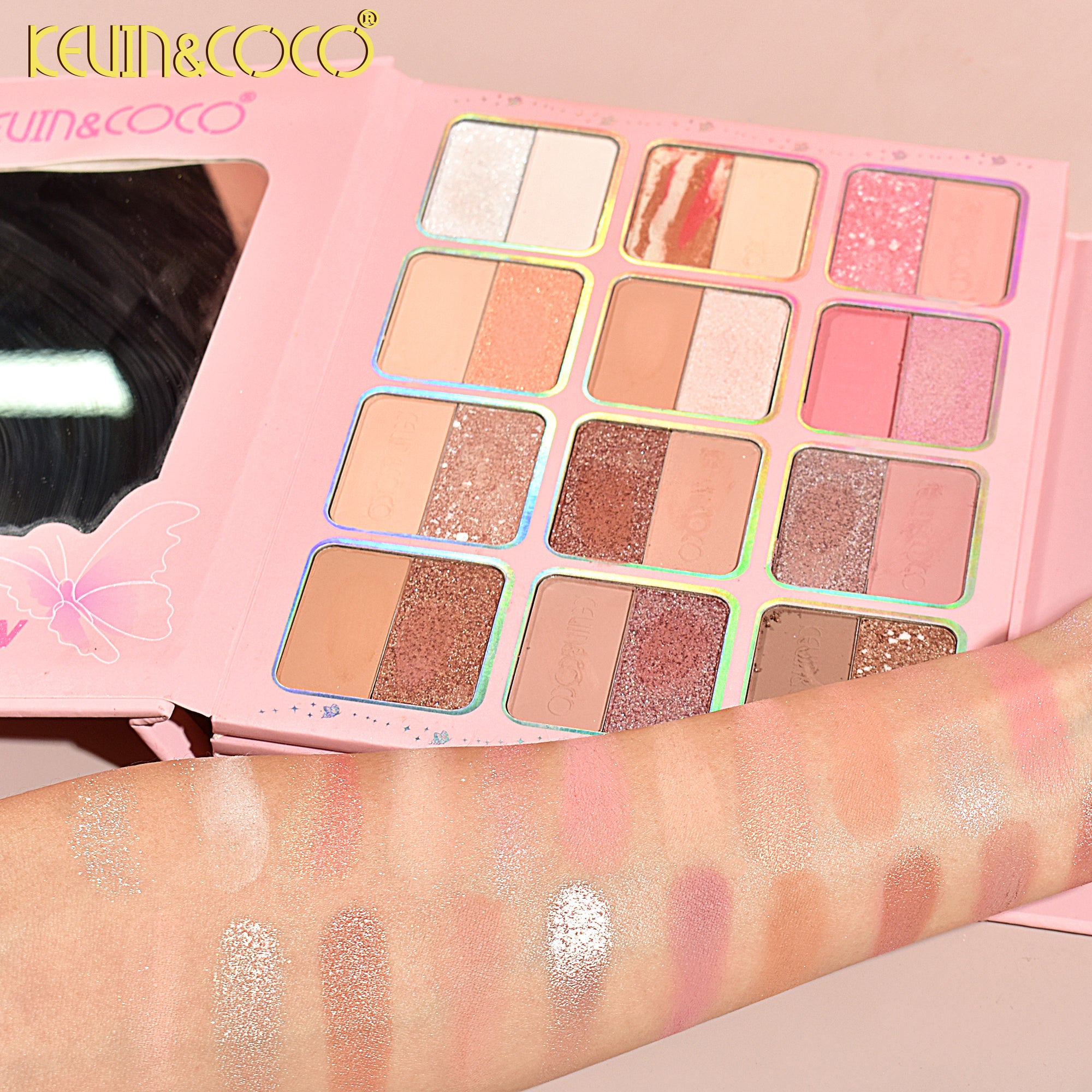 94- Color Glowy Butterfly Makeup Book Pack - 6 PCS (KC245857