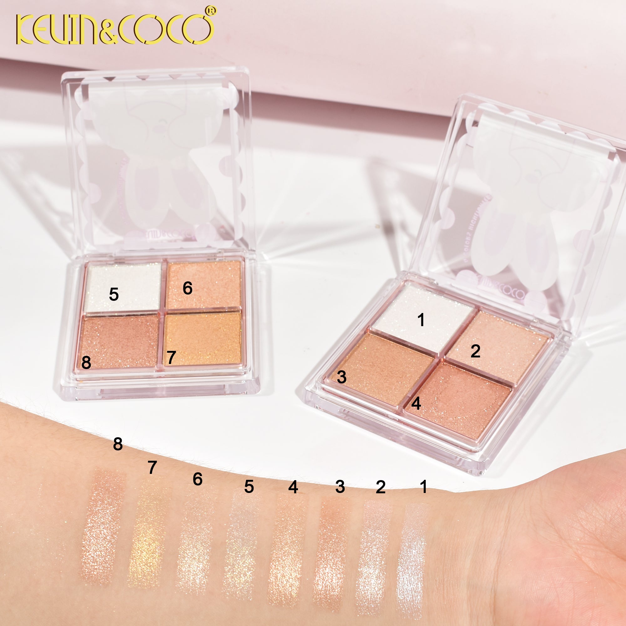 4-Color Party Bunny Highlighter Palette (KC246298)