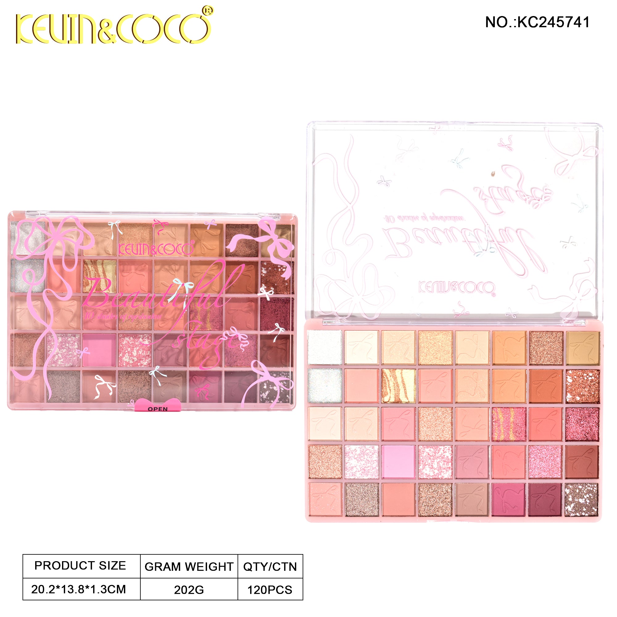 40-Color Bowtiful Eyeshadow Palette (KC245741)