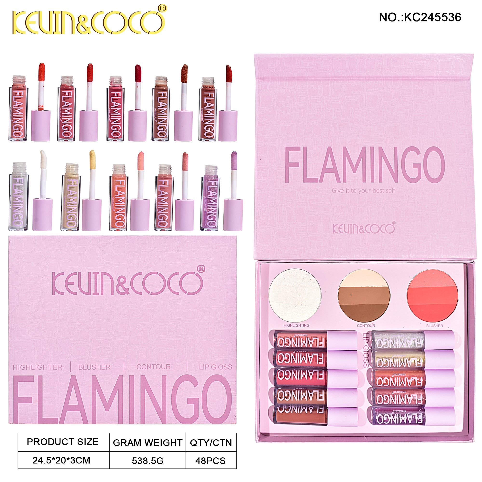 Flamingo Makeup Set (KC246144)